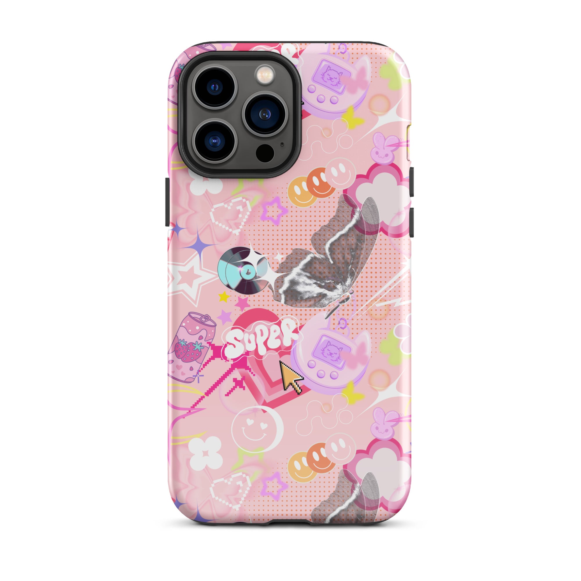 Y2K Pink Retro iPhone Case