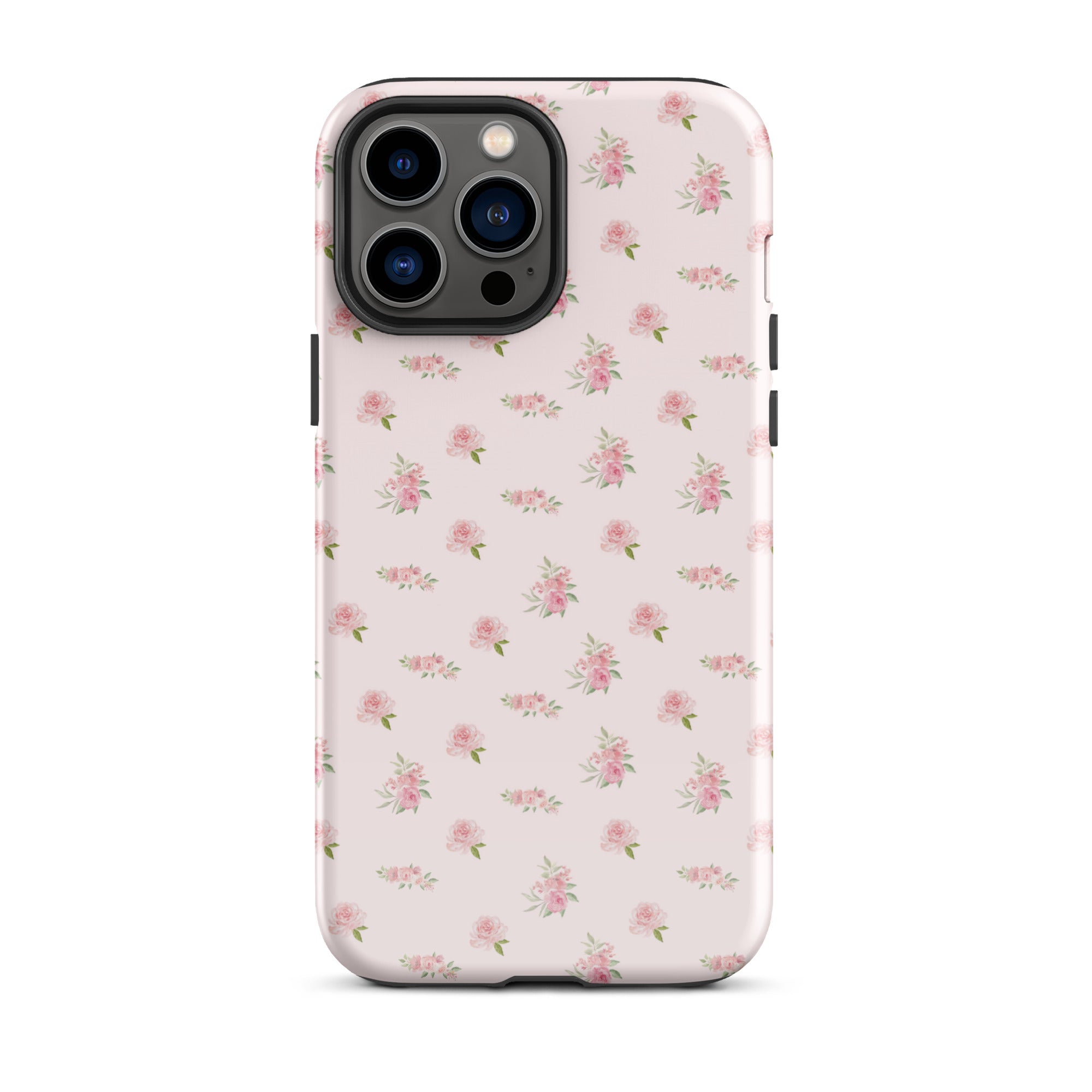 Pink Vintage Roses iPhone Case