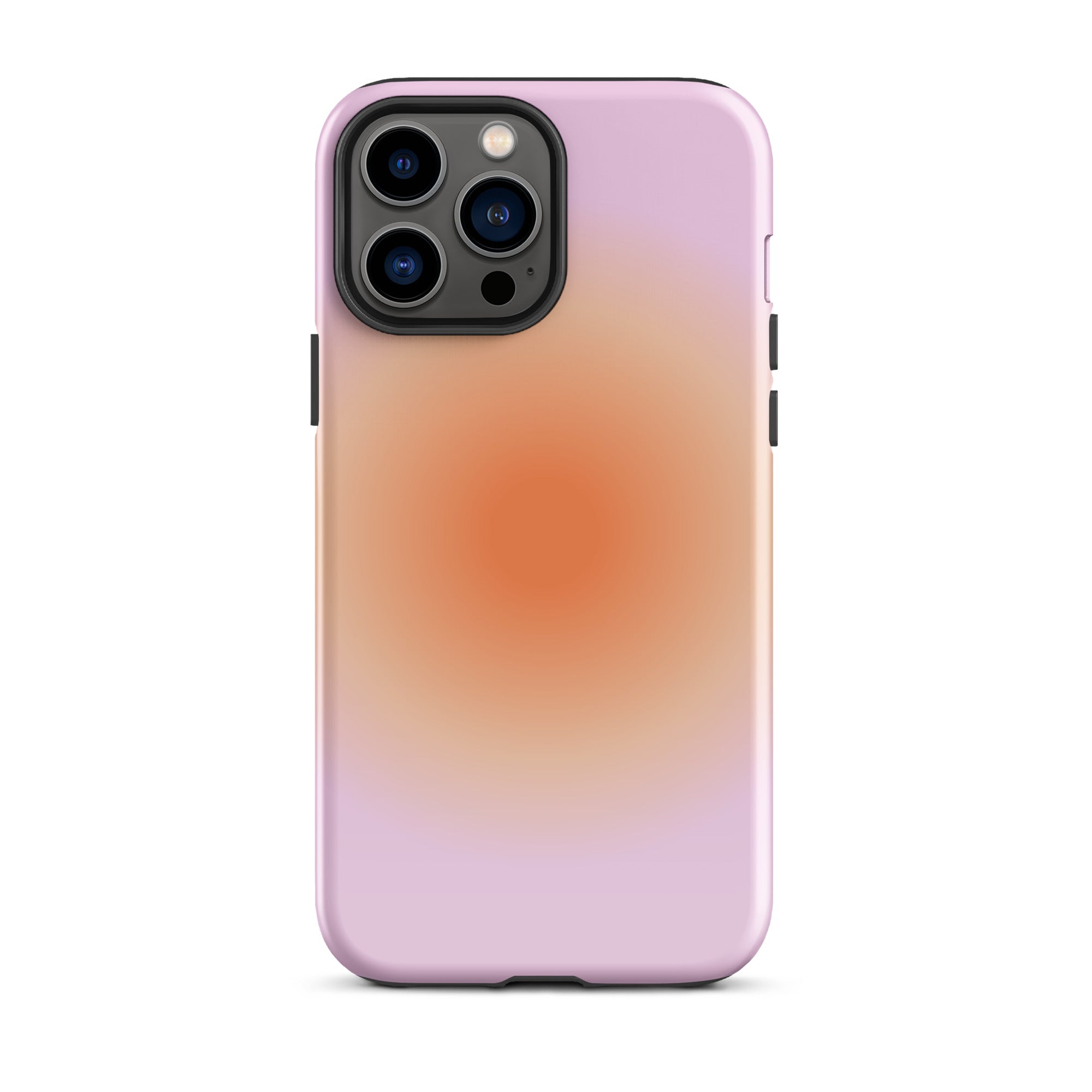 Orange & Purple Aura iPhone Case