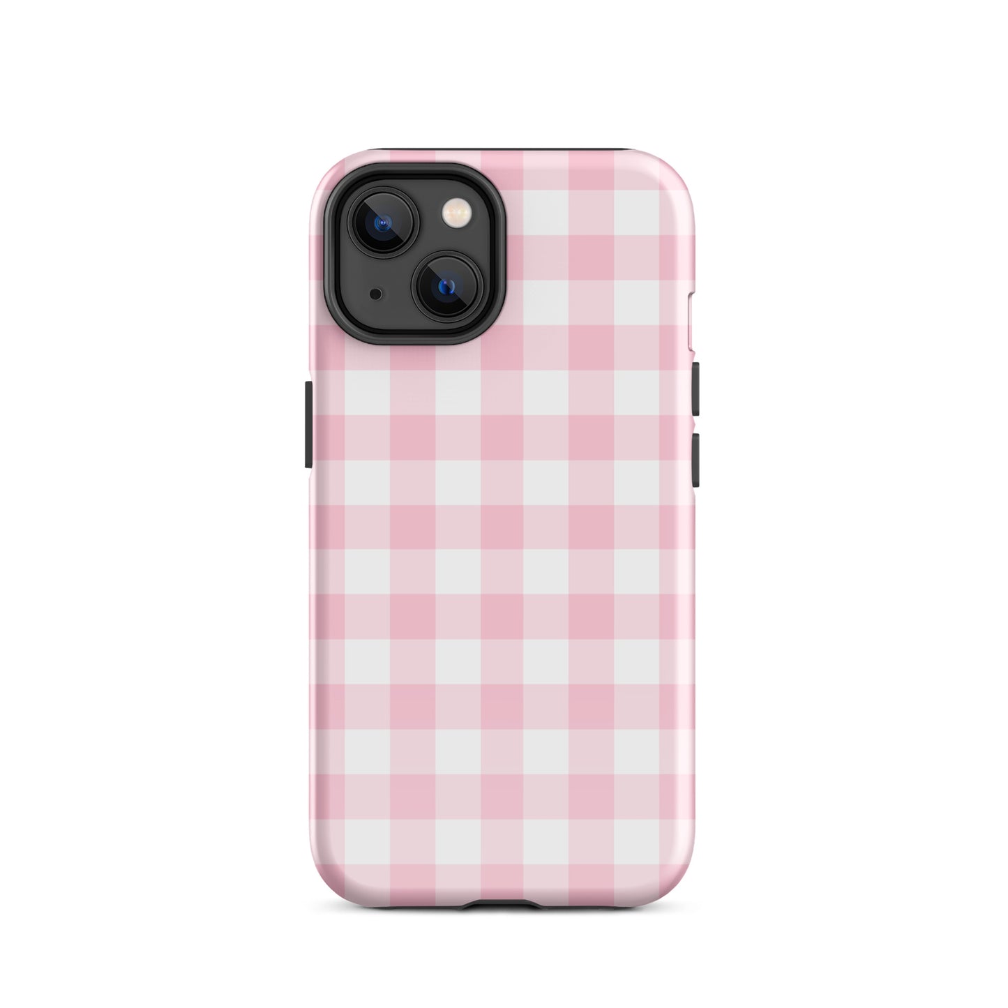 Pink Gingham iPhone Case iPhone 14 Glossy