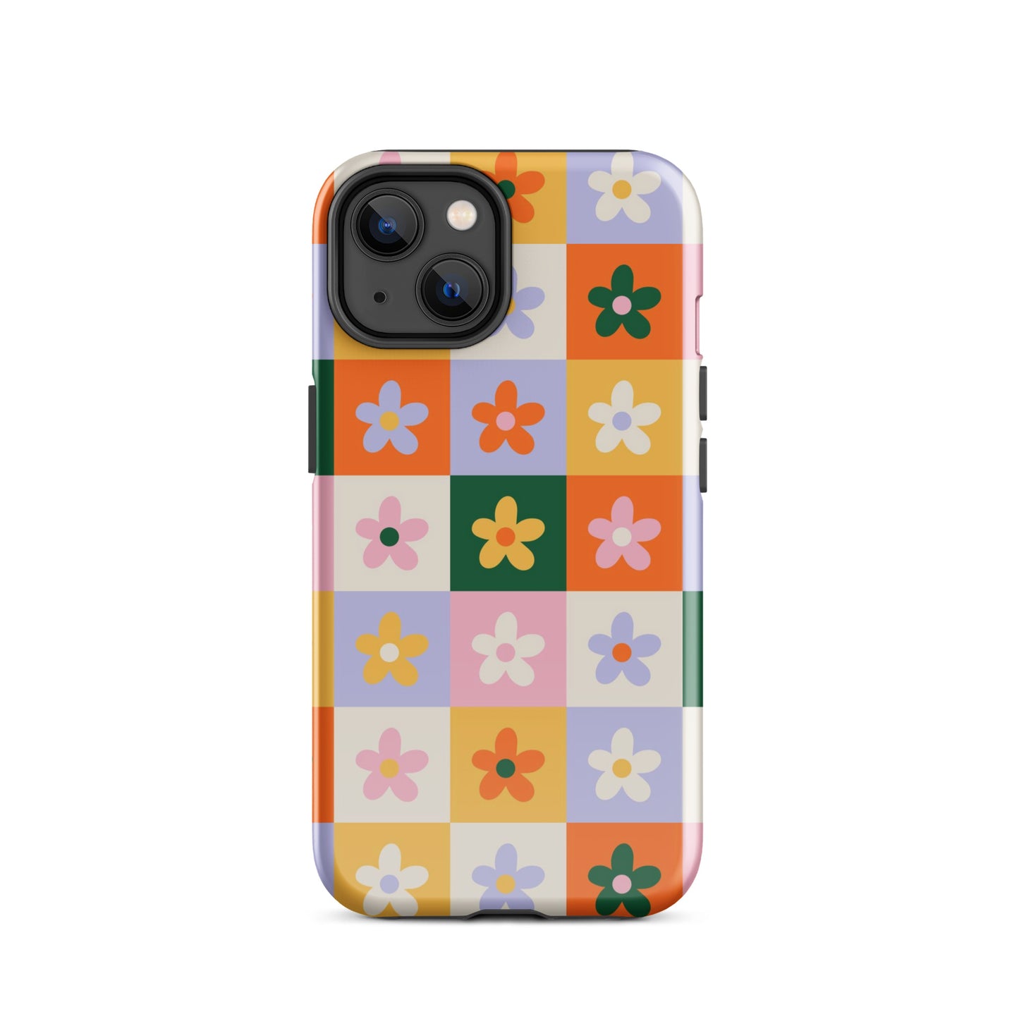 Patchwork Flowers iPhone Case iPhone 14 Glossy