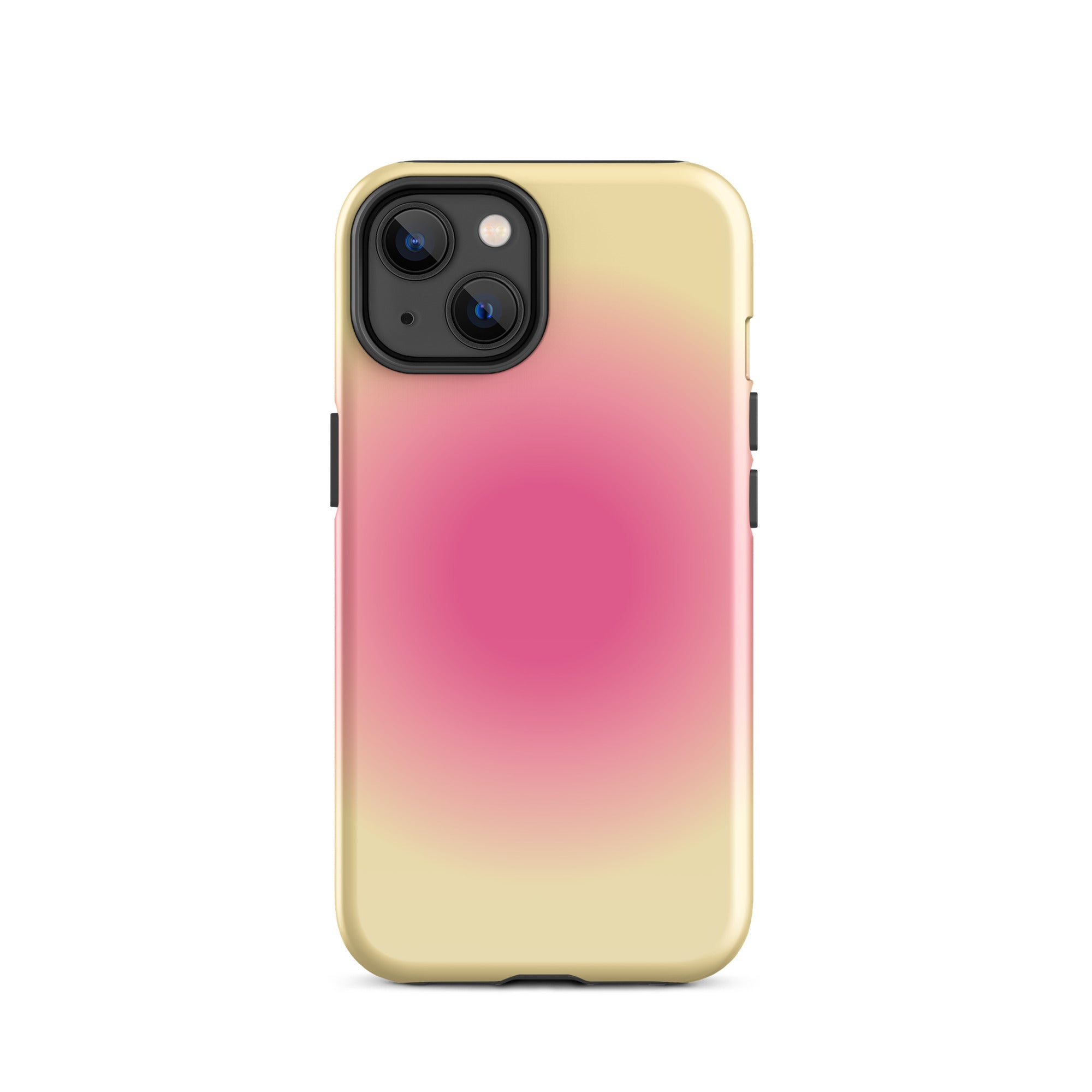 Pink & Yellow Aura iPhone Case