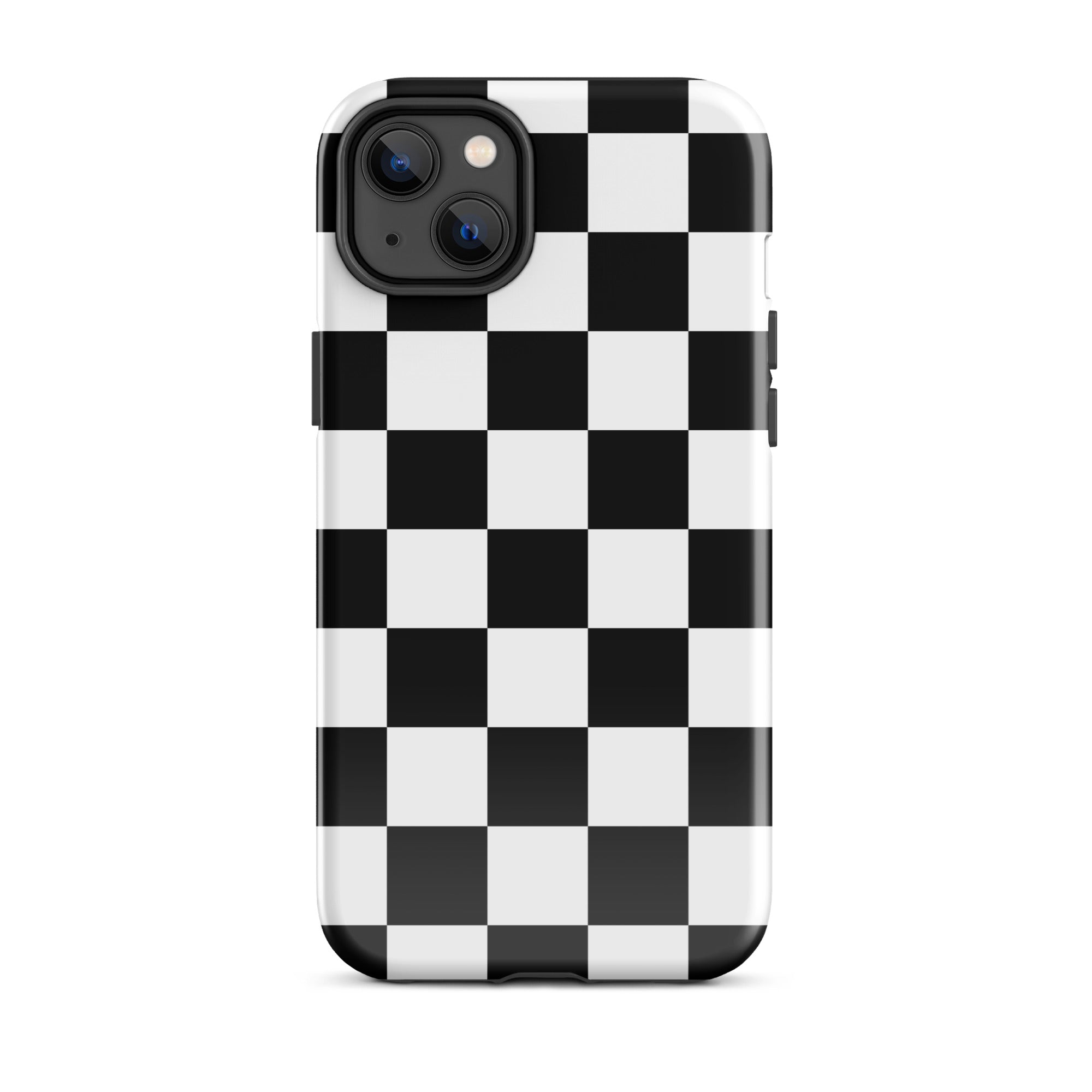 Checkered iPhone Case iPhone 14 Plus Glossy