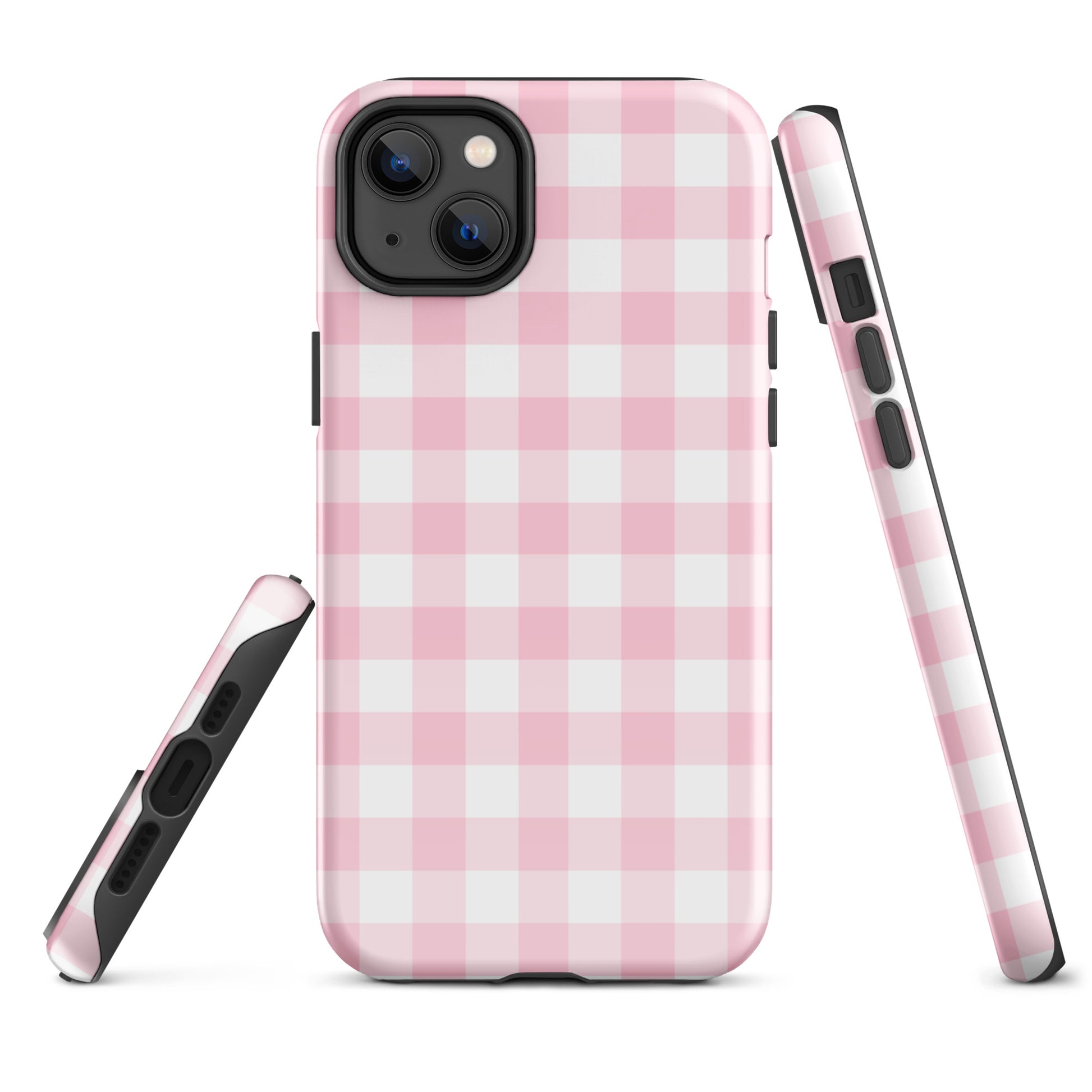 Pink Gingham iPhone Case