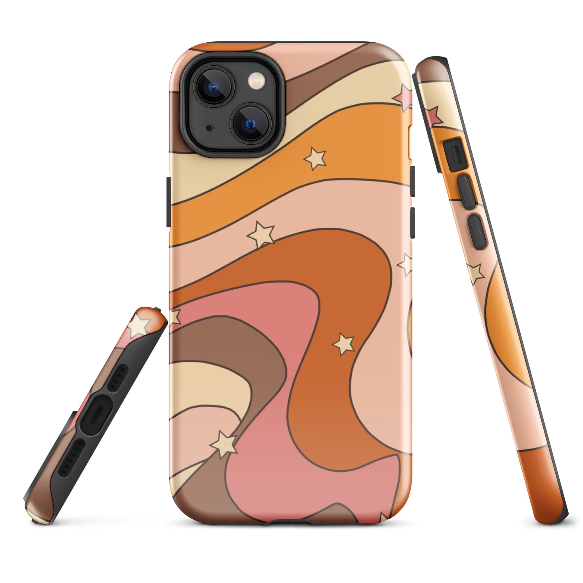 Stars Wavy iPhone Case