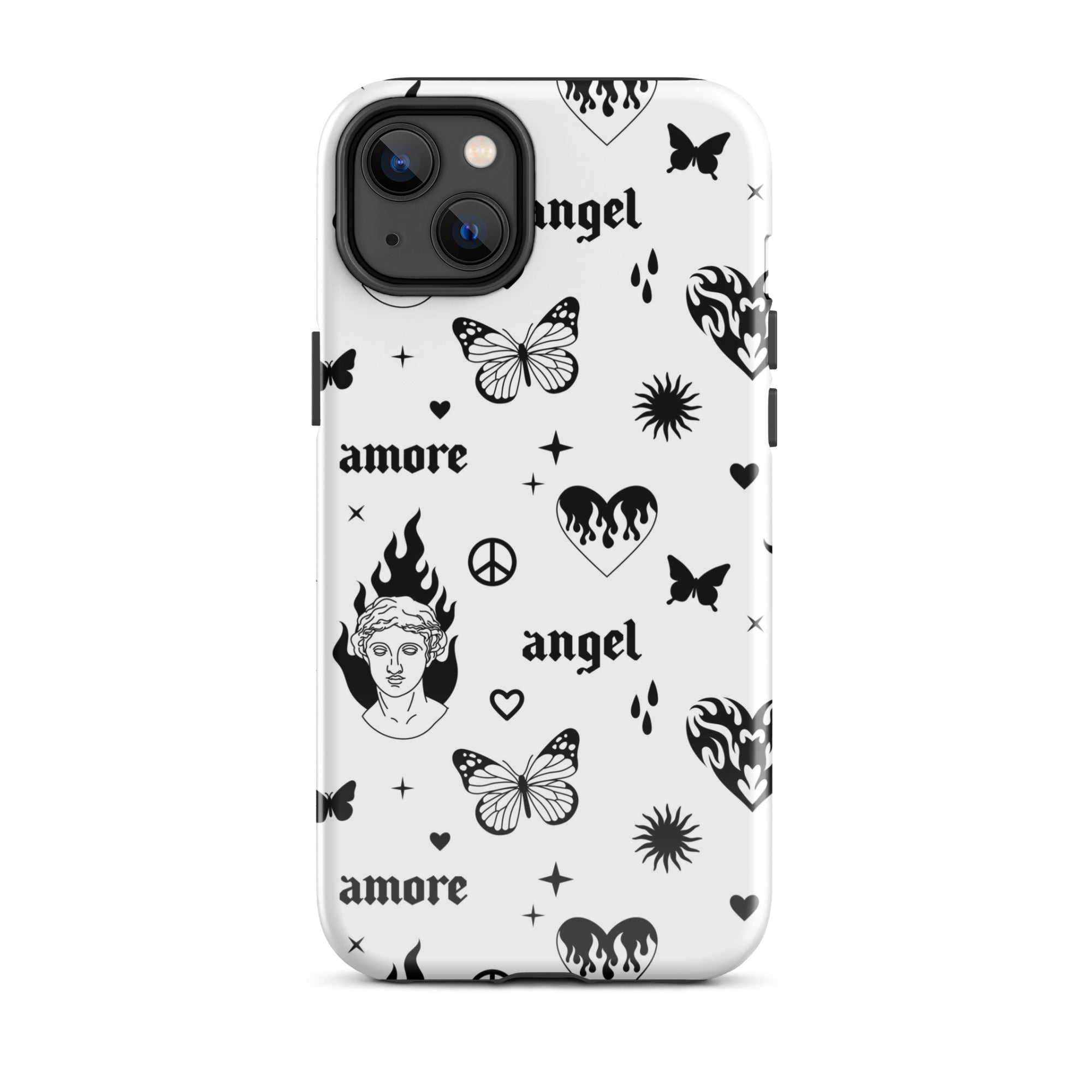 Y2K Angel Heart iPhone Case iPhone 14 Plus Glossy