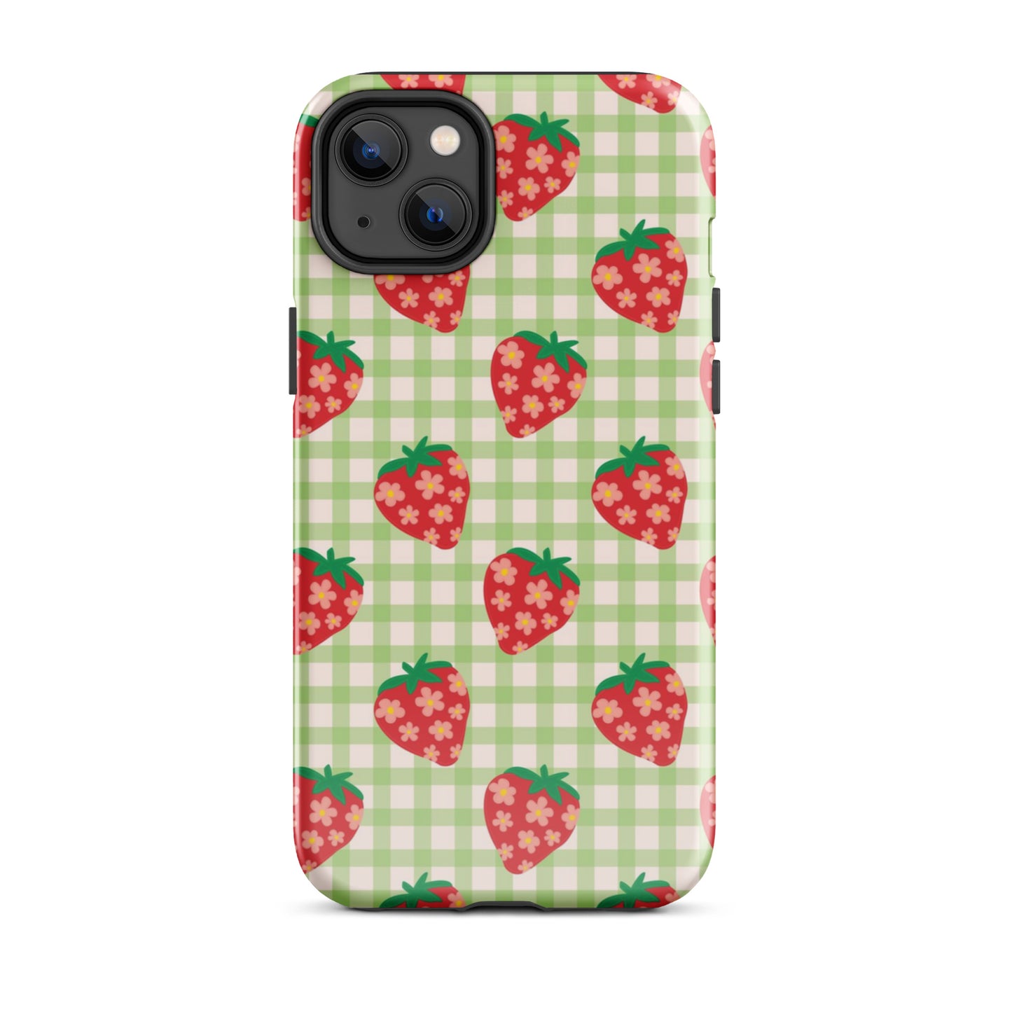 Strawberry Picnic iPhone Case iPhone 14 Plus Glossy