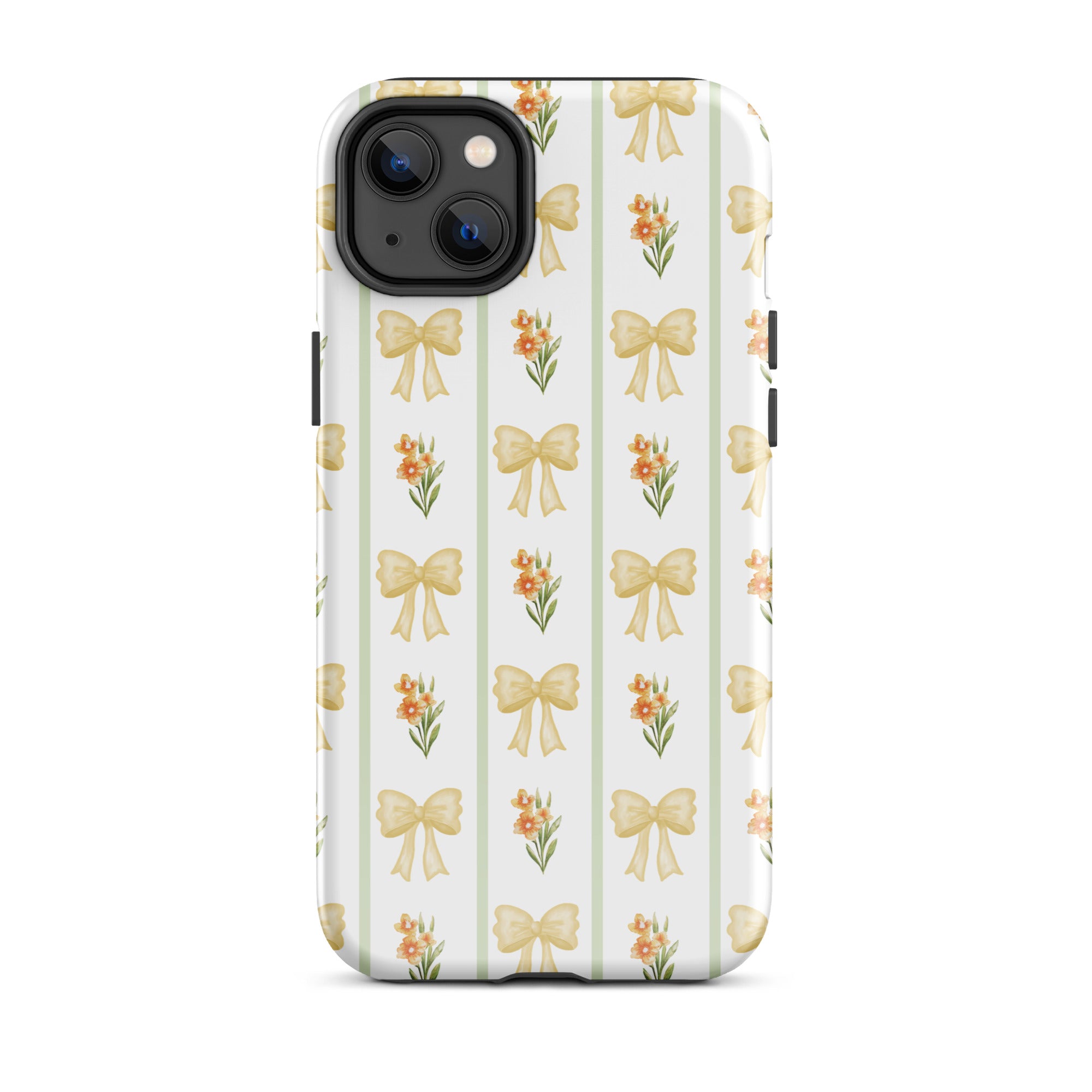 Yellow Bows iPhone Case