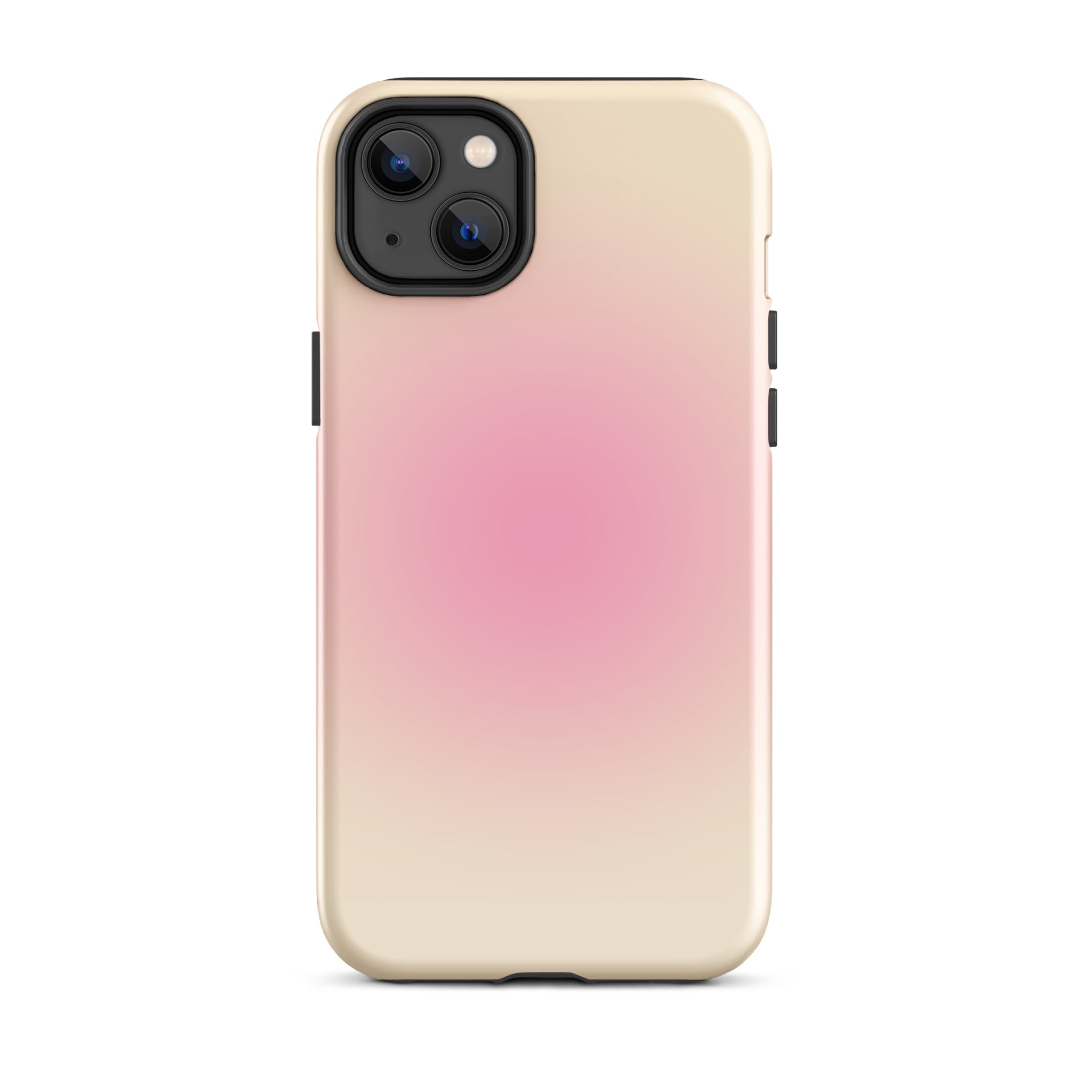 Pink & Yellow Aura iPhone Case