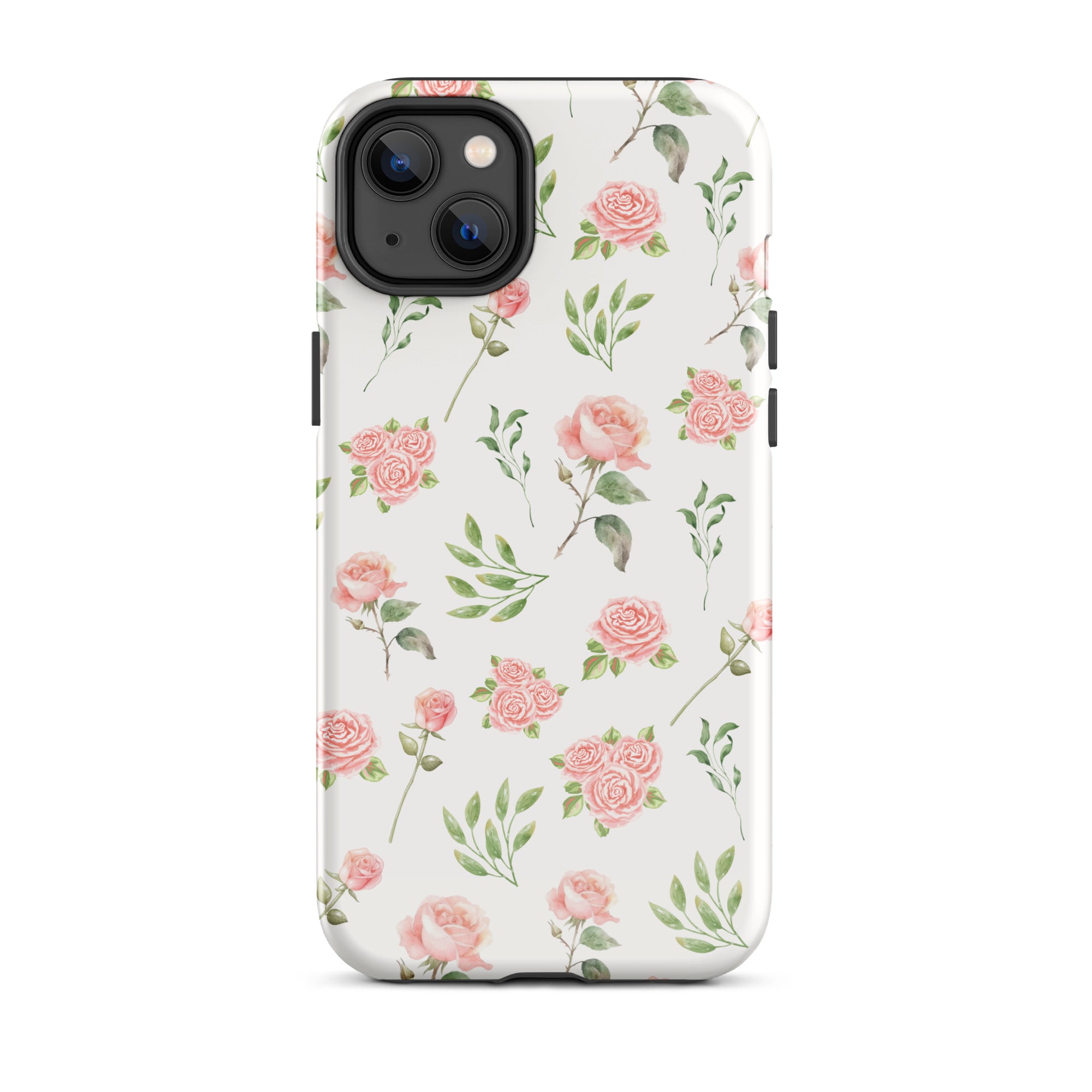 Pink Vintage Roses iPhone Case