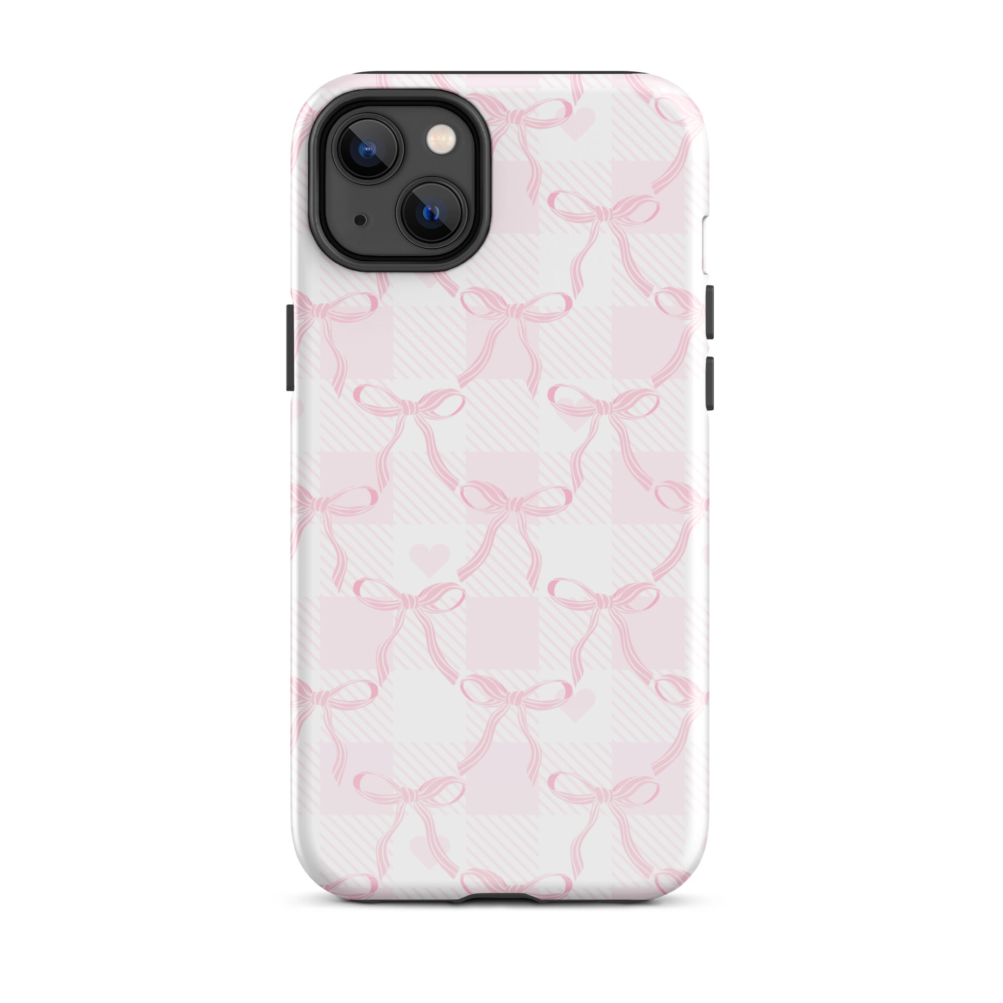 Pink Ribbon Bows iPhone Case