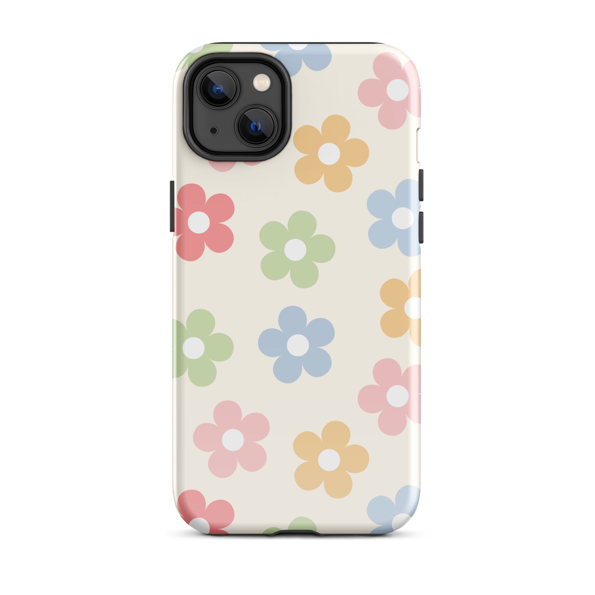 Preppy Retro Flowers iPhone Case