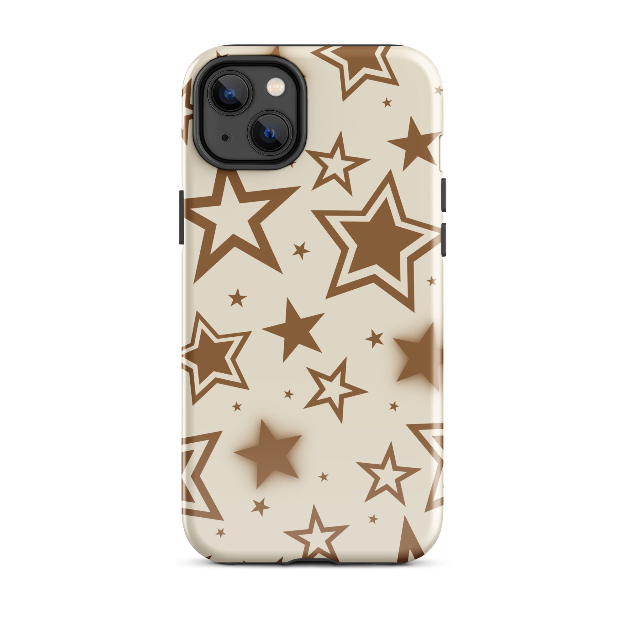 Brown Stardust iPhone Case