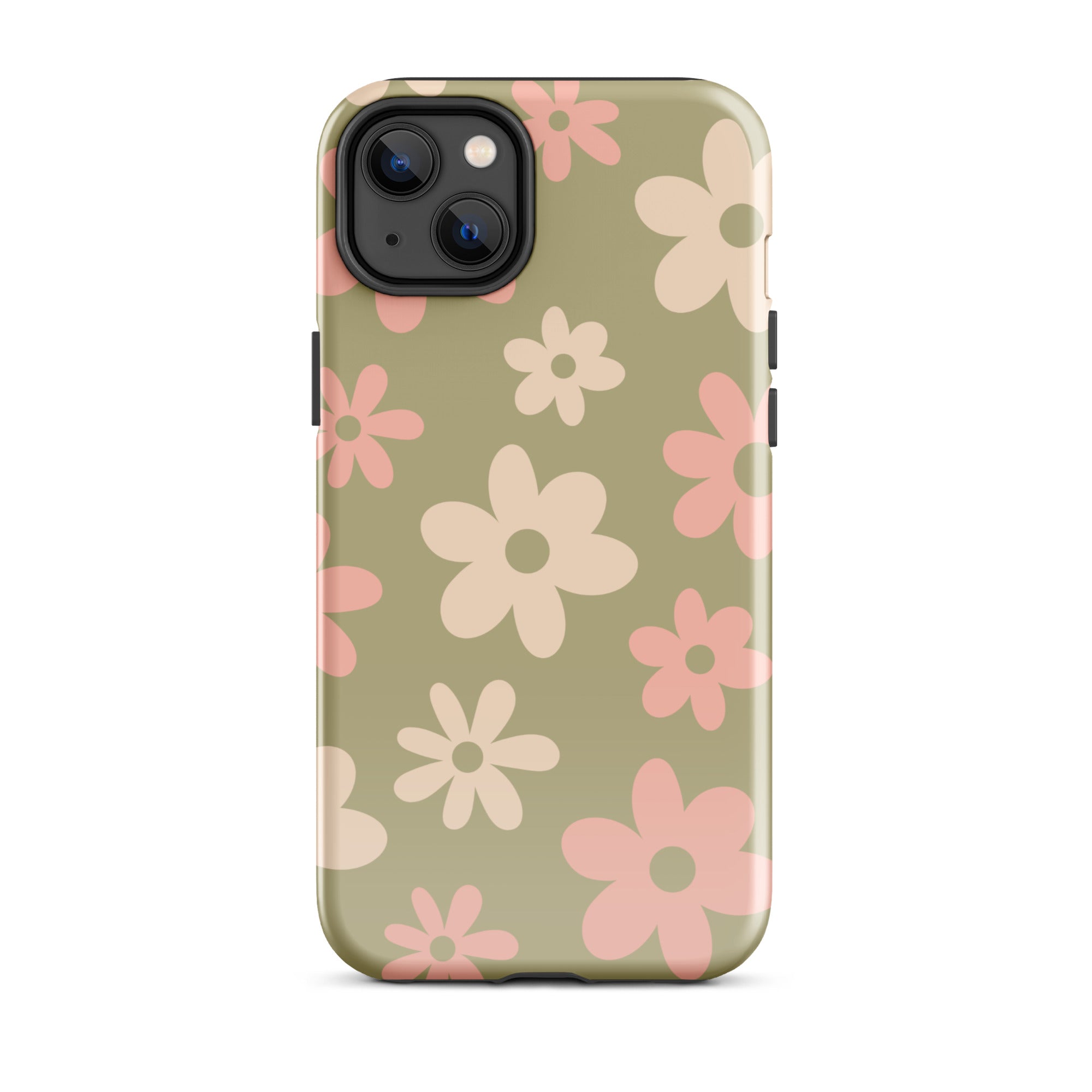 Green Flower Power iPhone Case