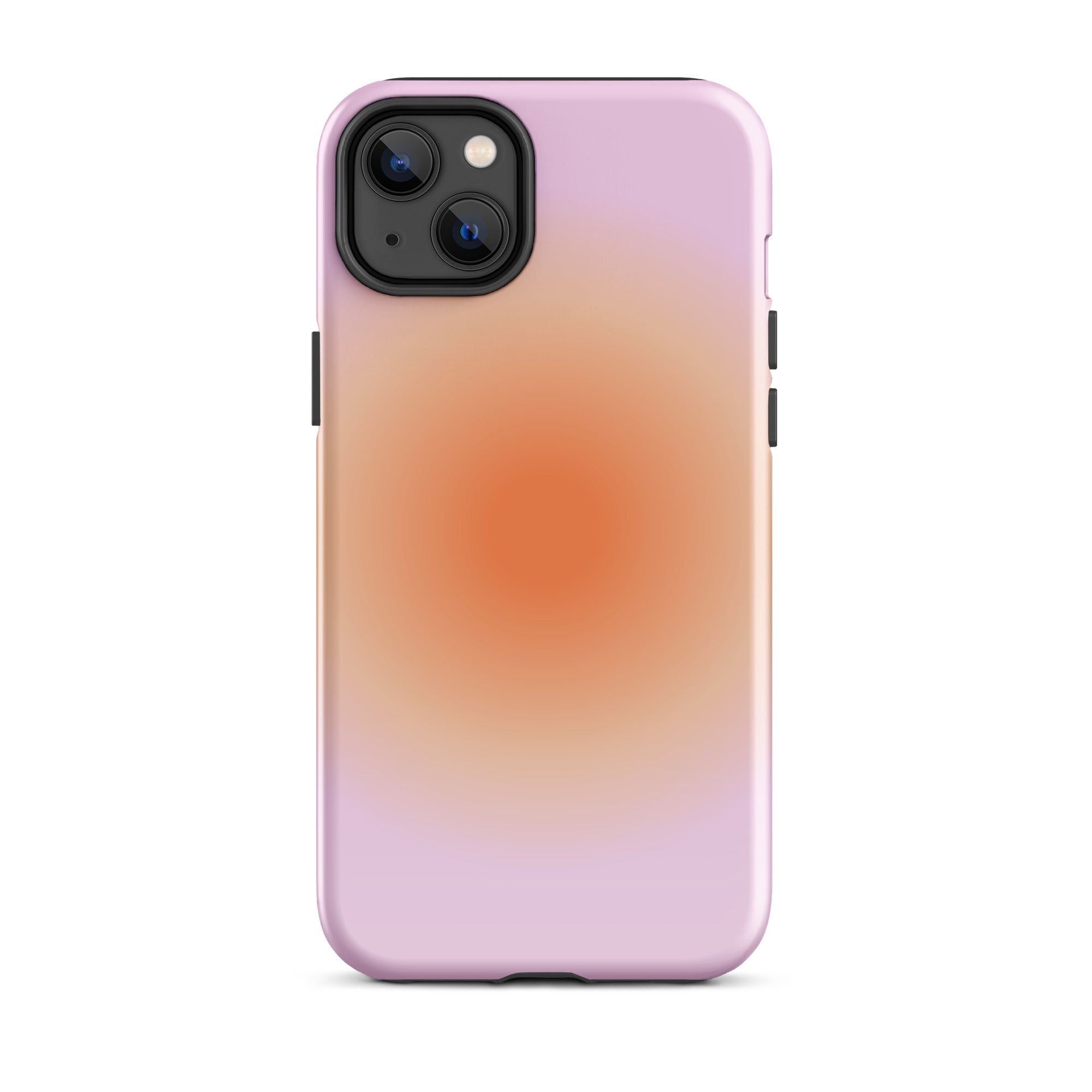 Orange & Purple Aura iPhone Case
