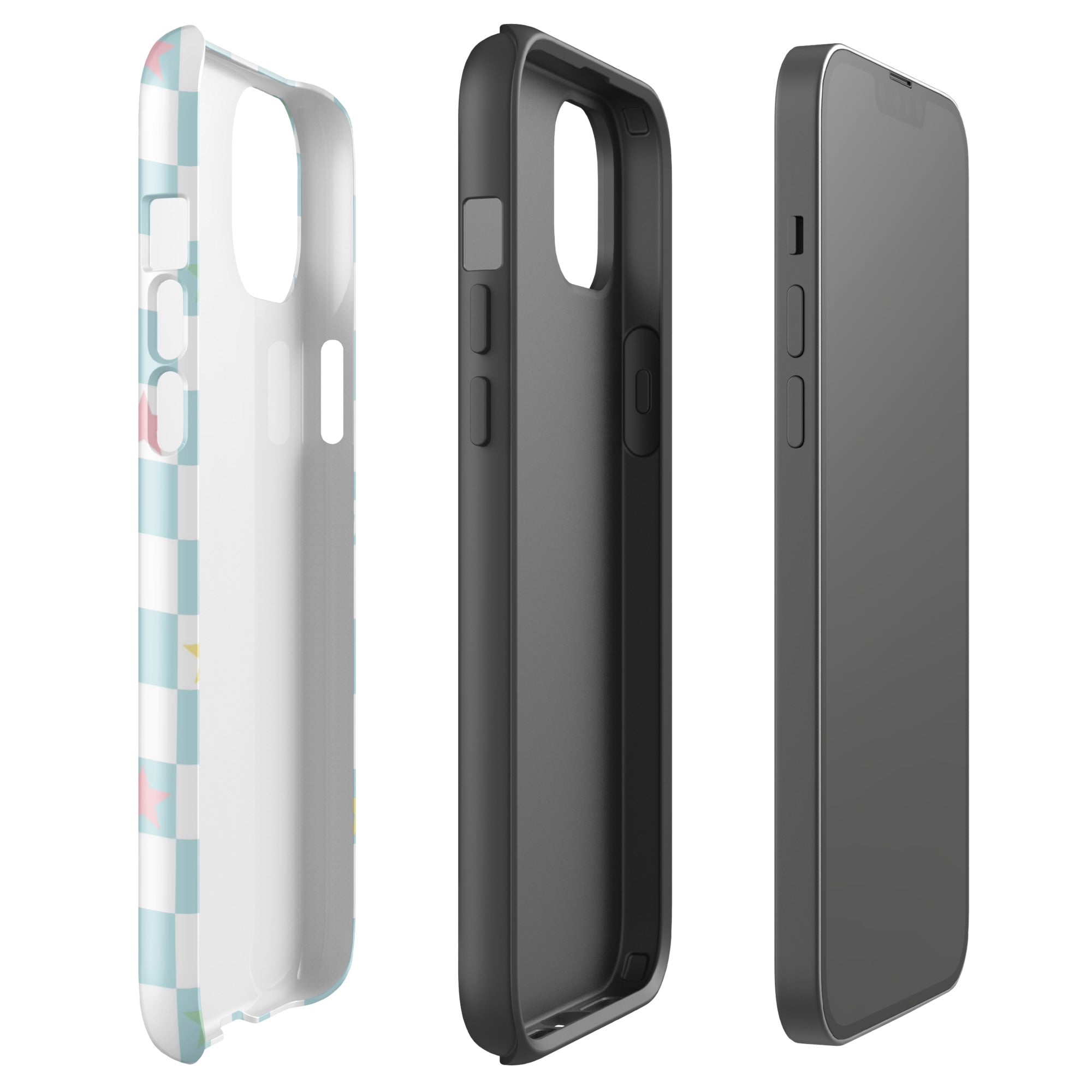 Stars Checkered iPhone Case