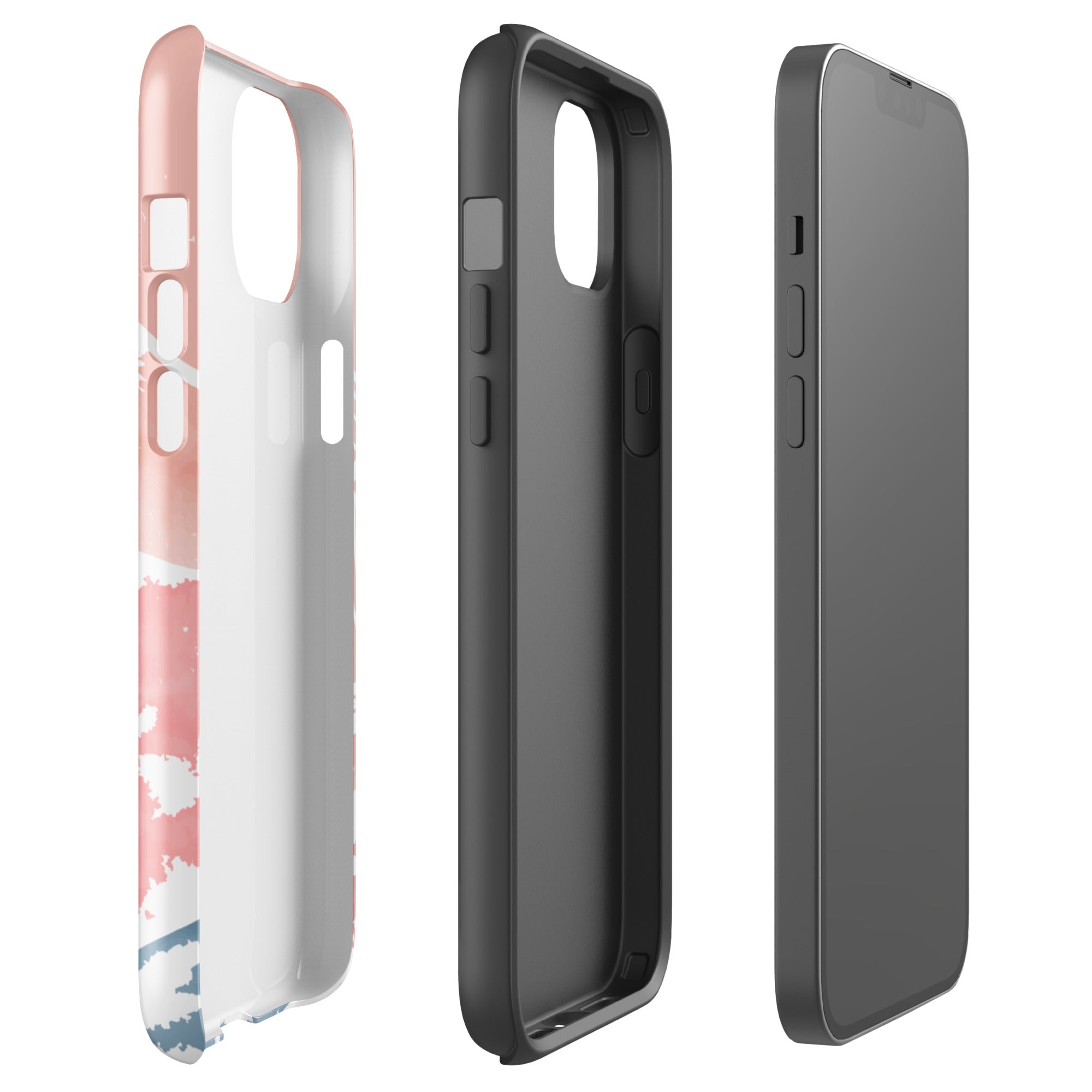 Pink Winter Night iPhone Case