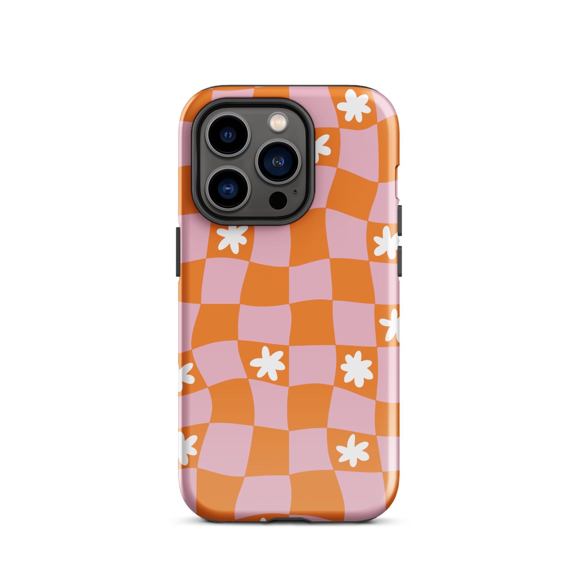 Groovy Check iPhone Case