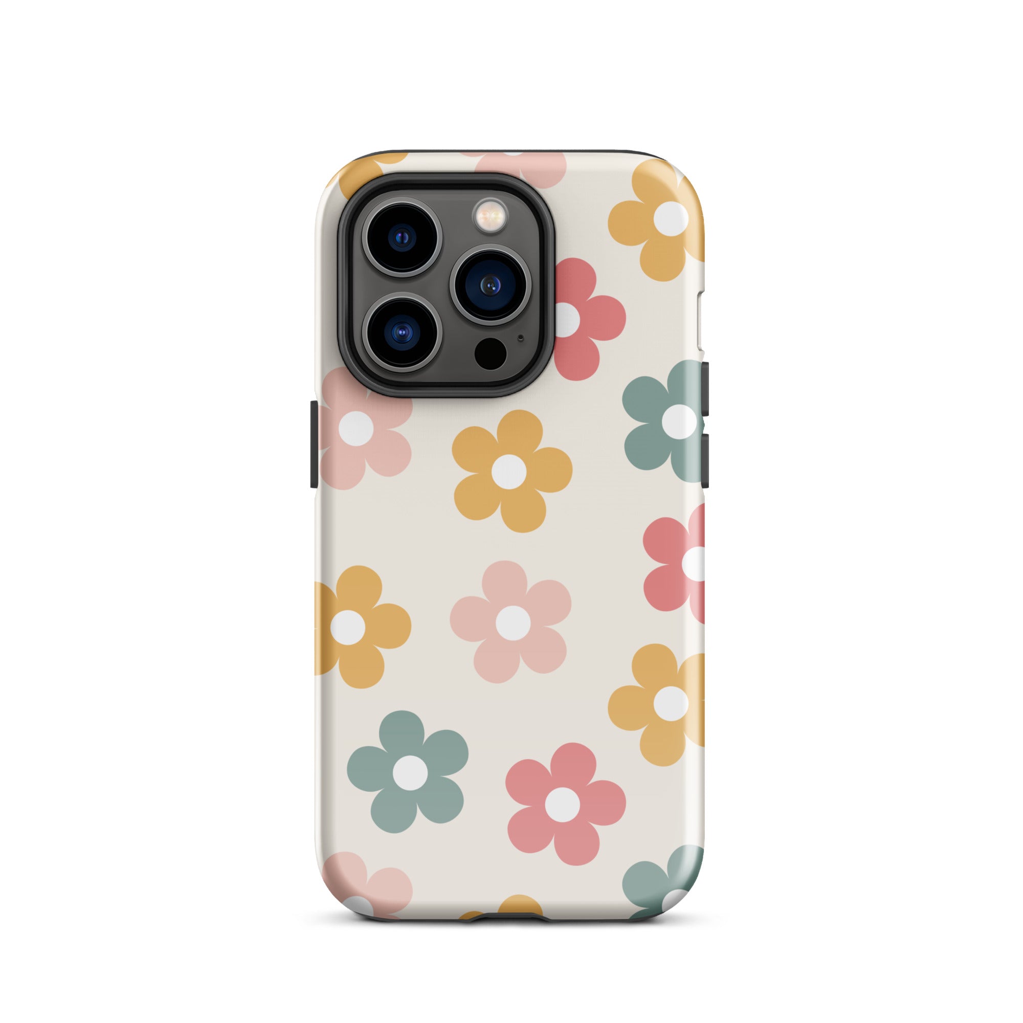 Boho Retro Flowers iPhone Case