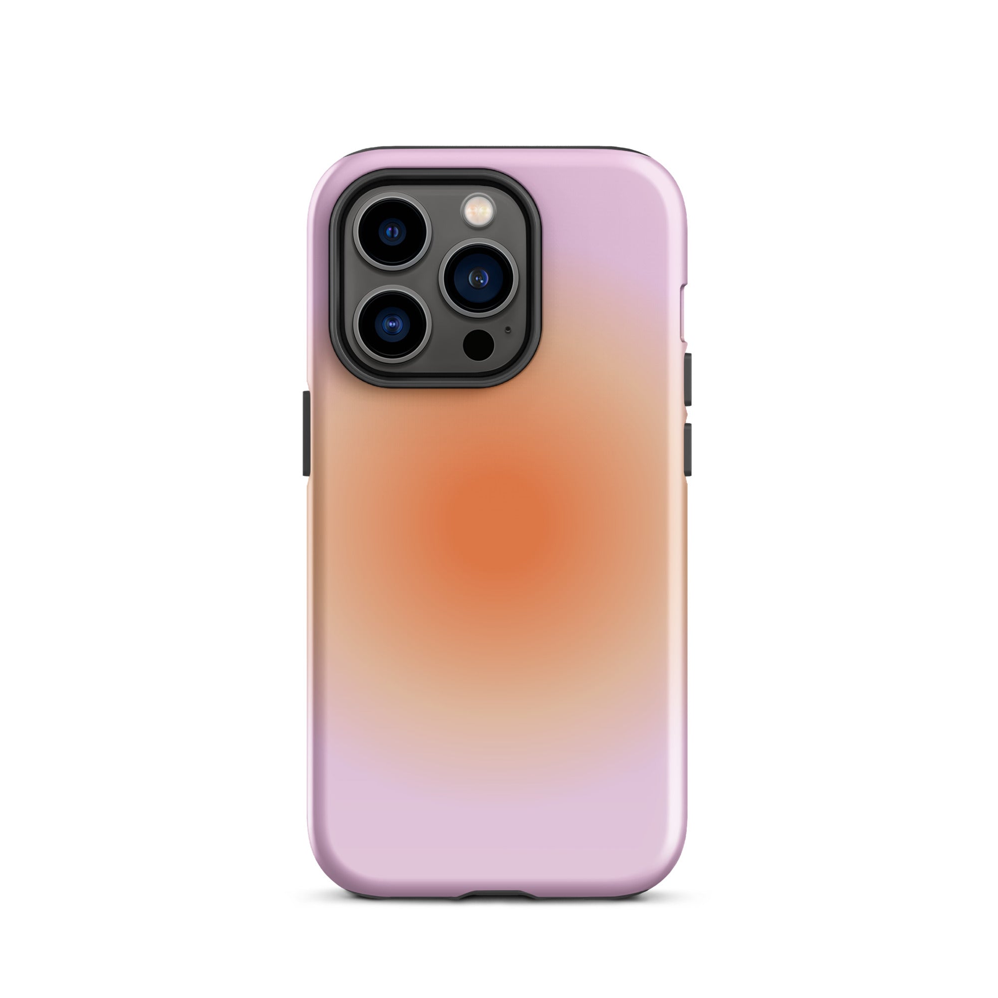 Orange & Purple Aura iPhone Case