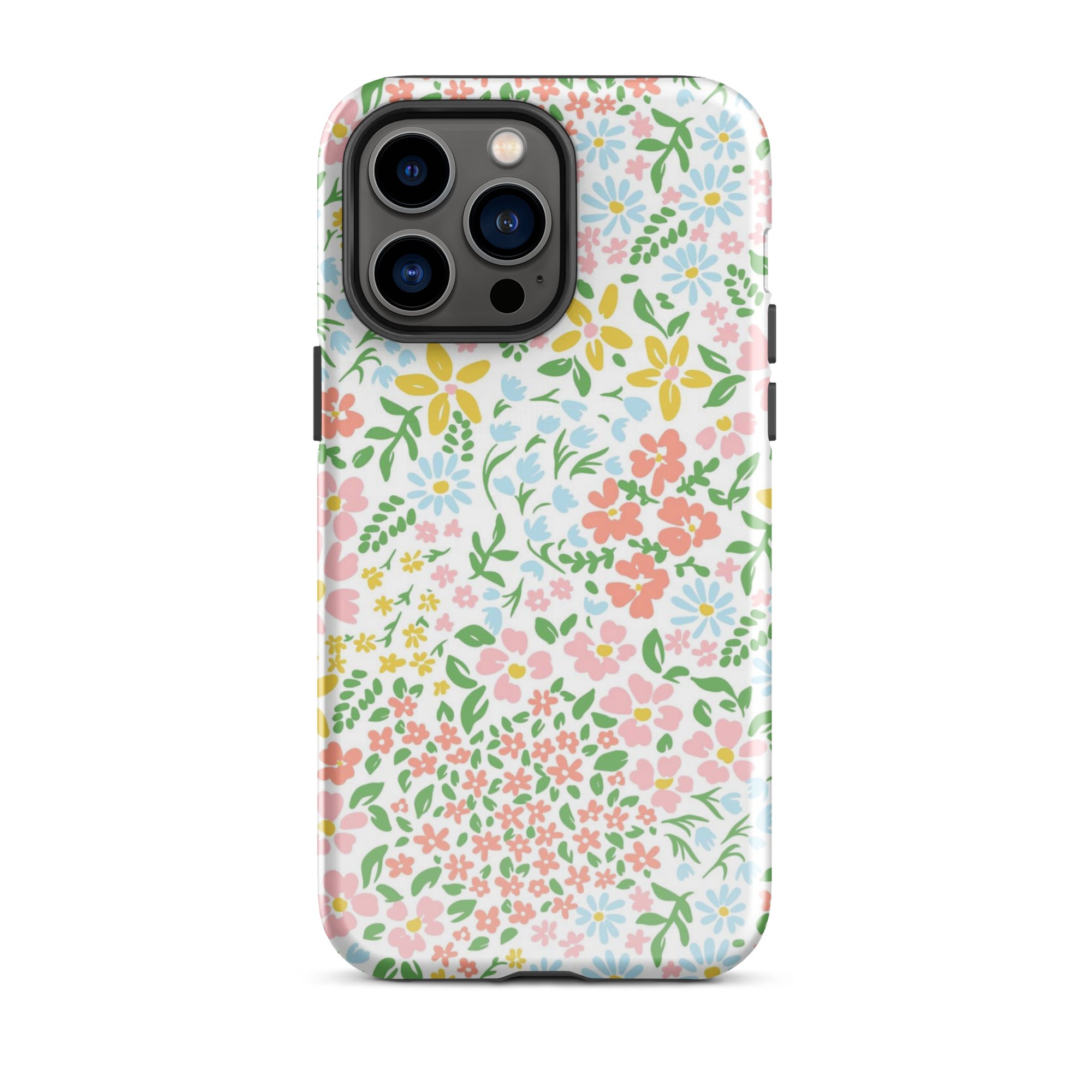 Flower Garden iPhone Case iPhone 14 Pro Max Glossy