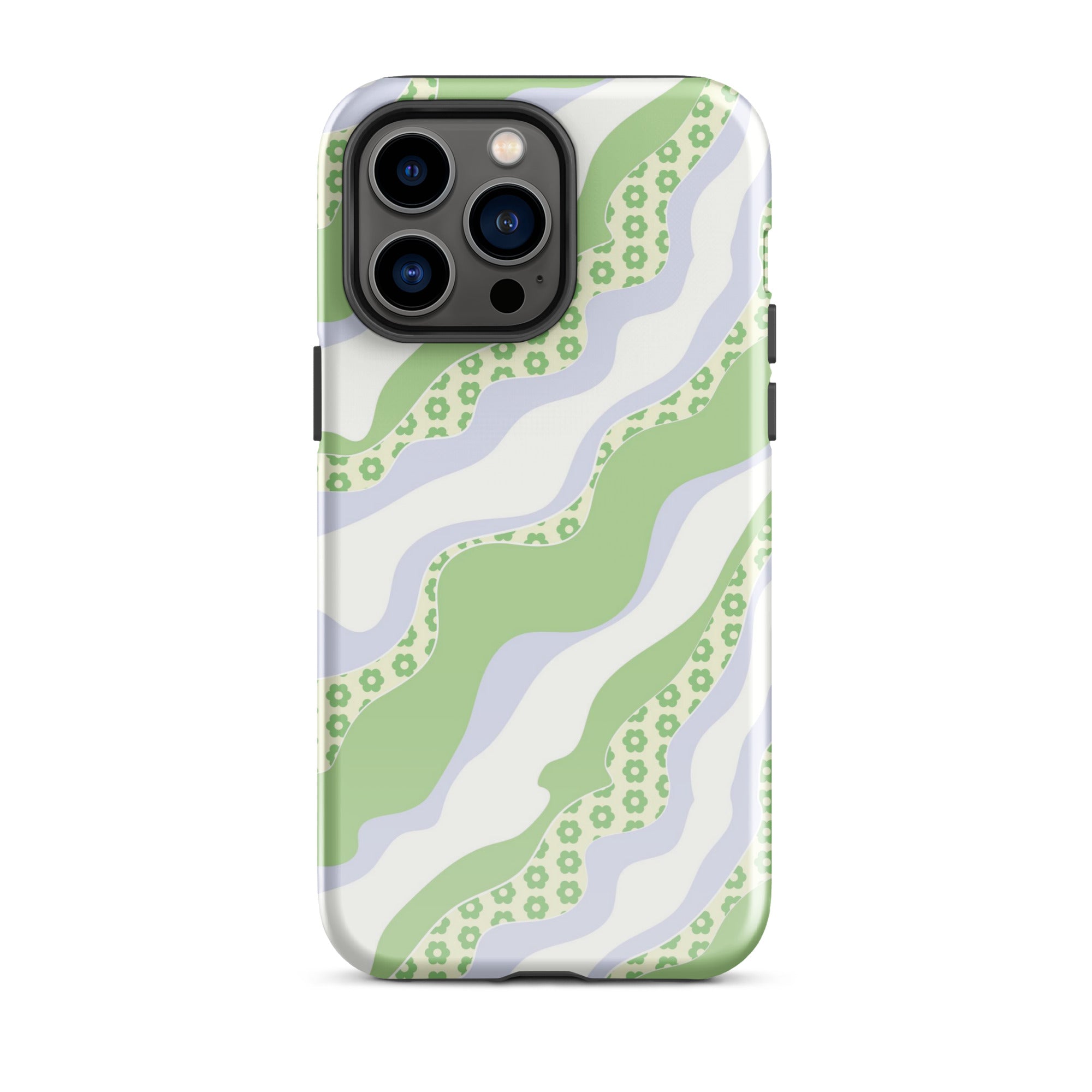 Flower Groove iPhone Case Glossy iPhone 14 Pro Max