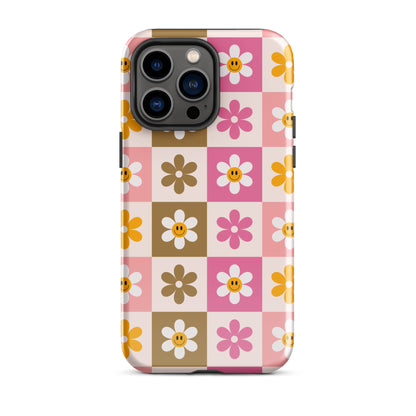 Smiley Flowers iPhone Case