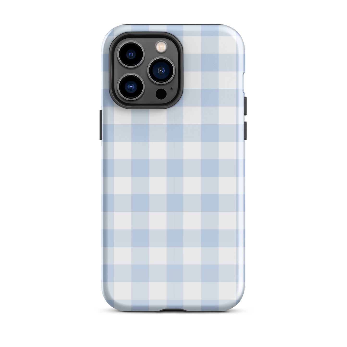 Blue Gingham iPhone Case
