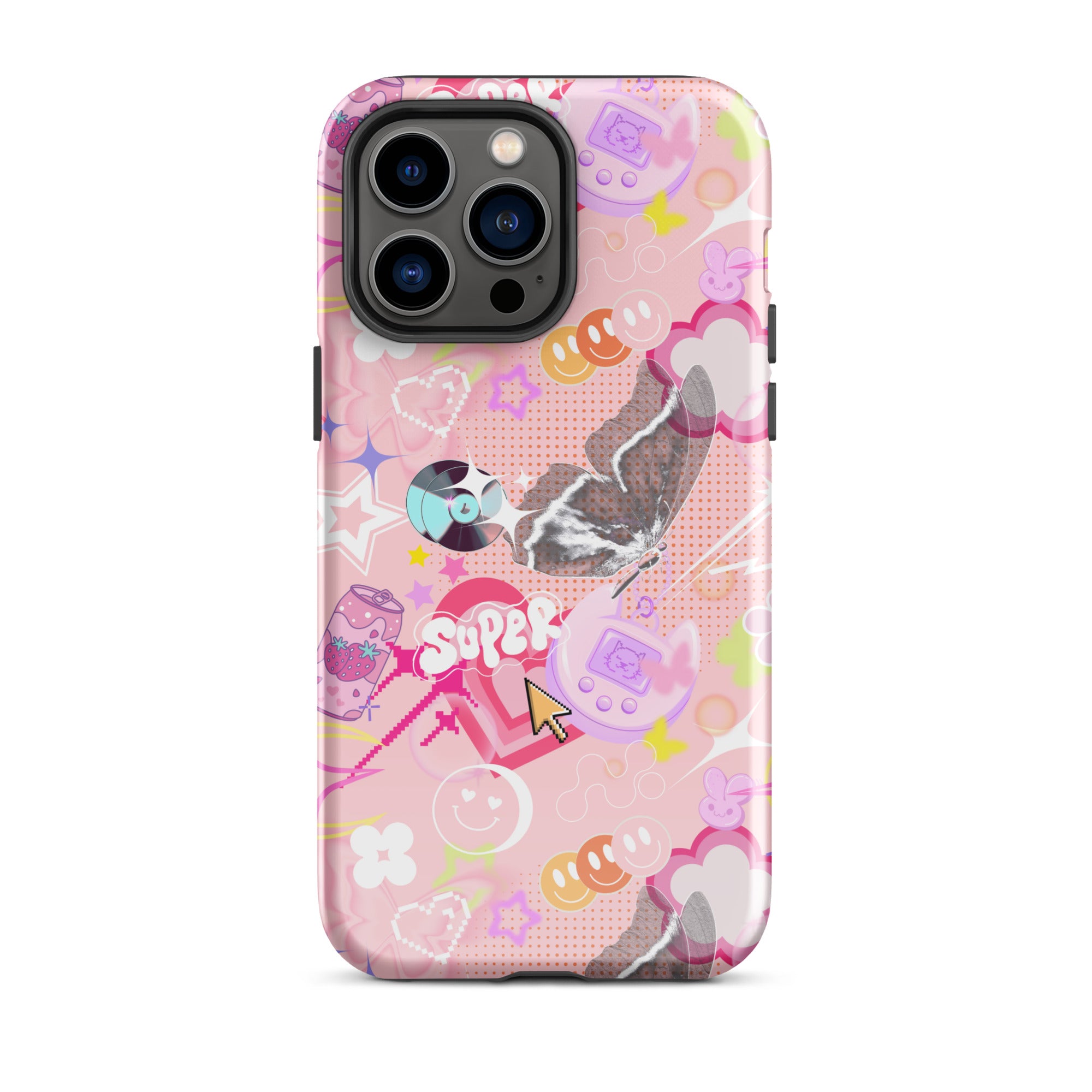 Y2K Pink Retro iPhone Case