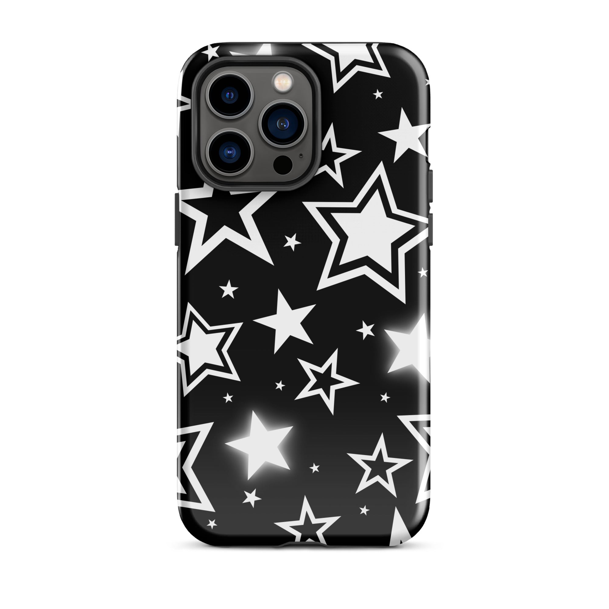 Black Stardust iPhone Case
