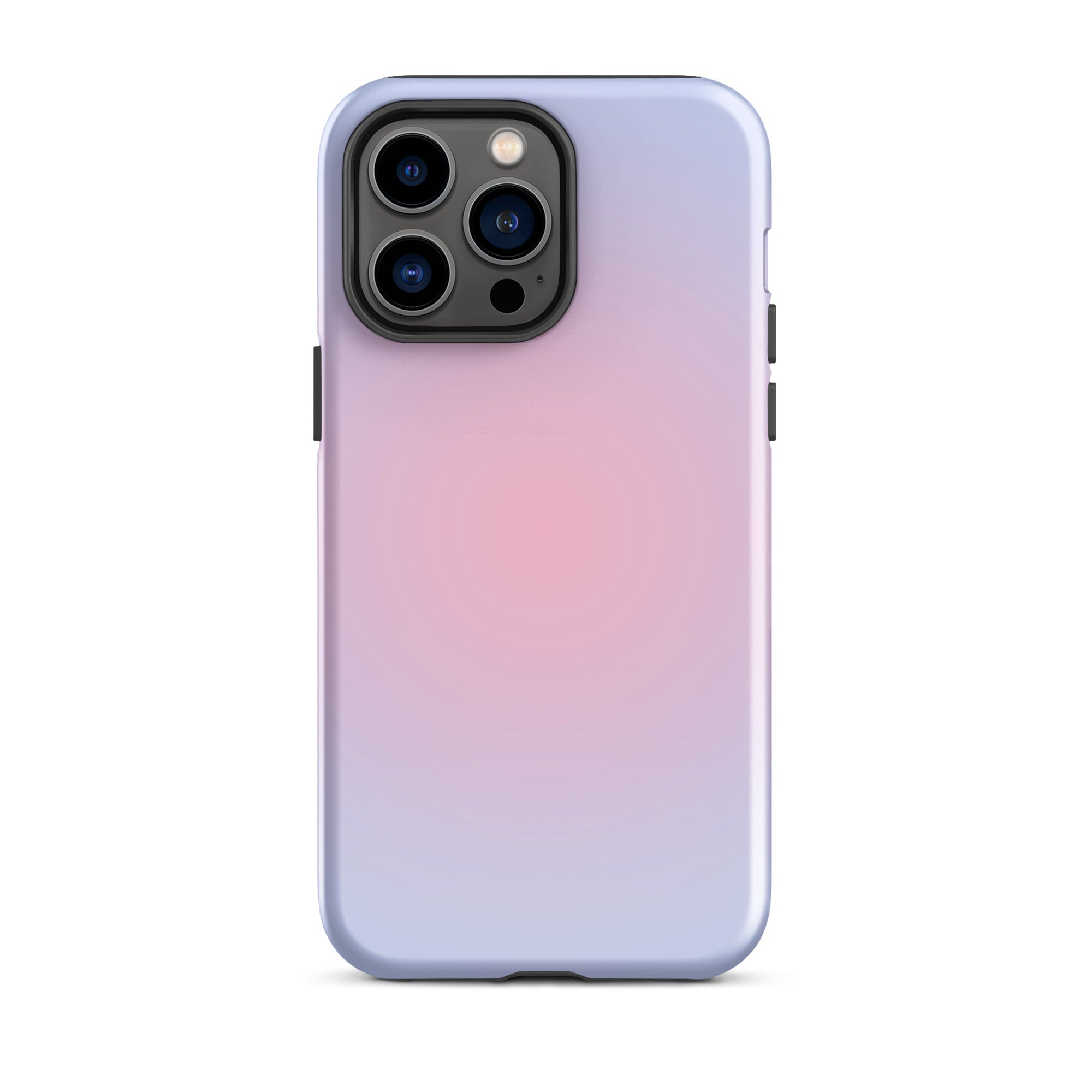 Pink and Blue Aura iPhone Case