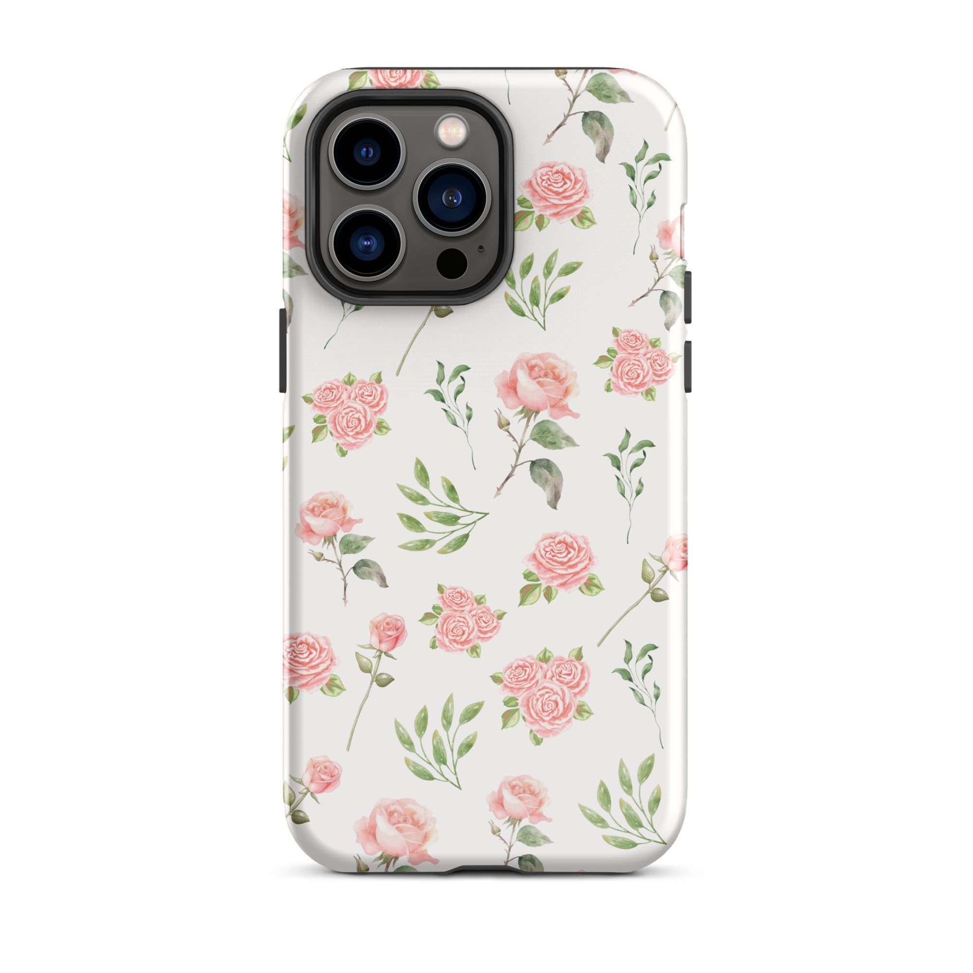 Pink Vintage Roses iPhone Case