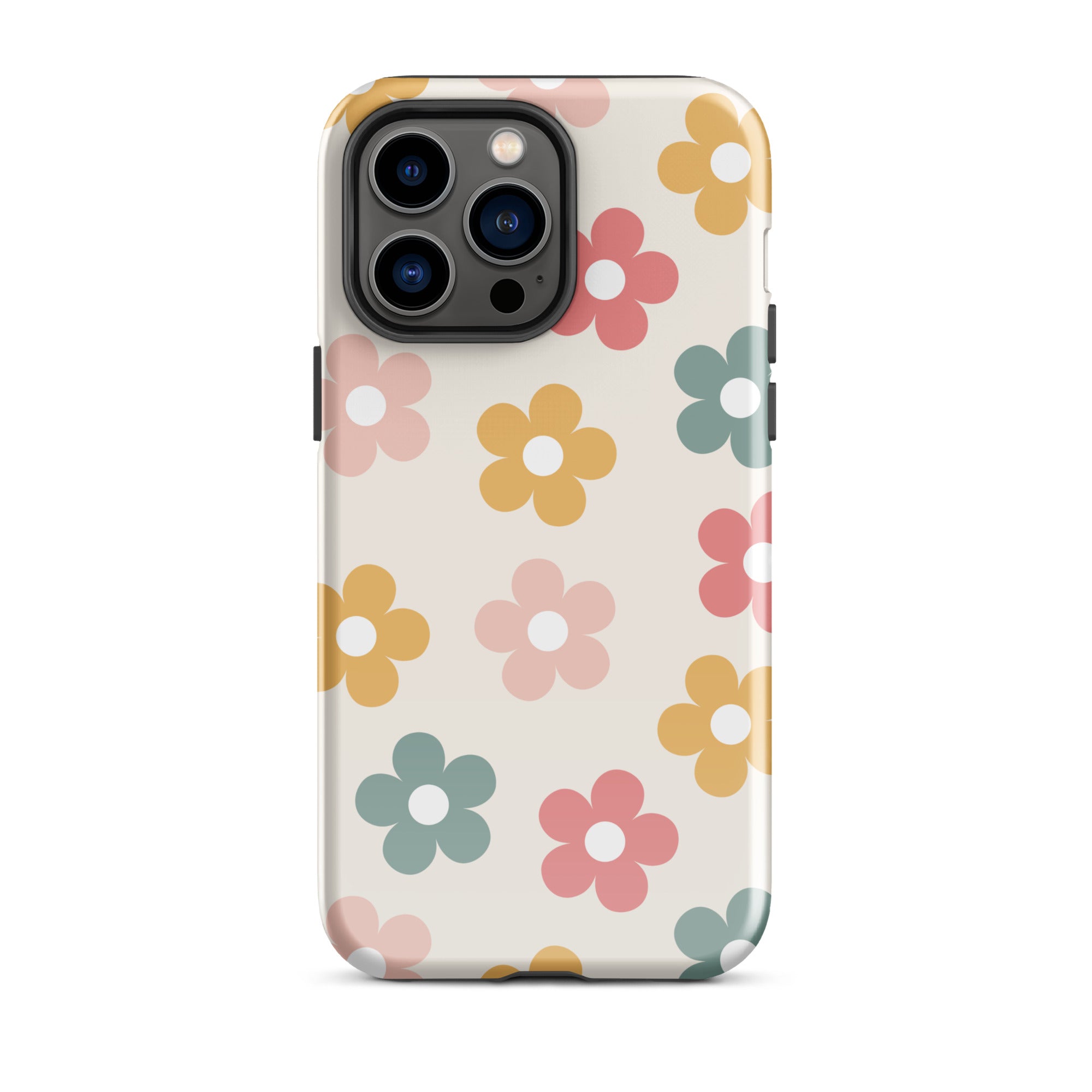 Boho Retro Flowers iPhone Case