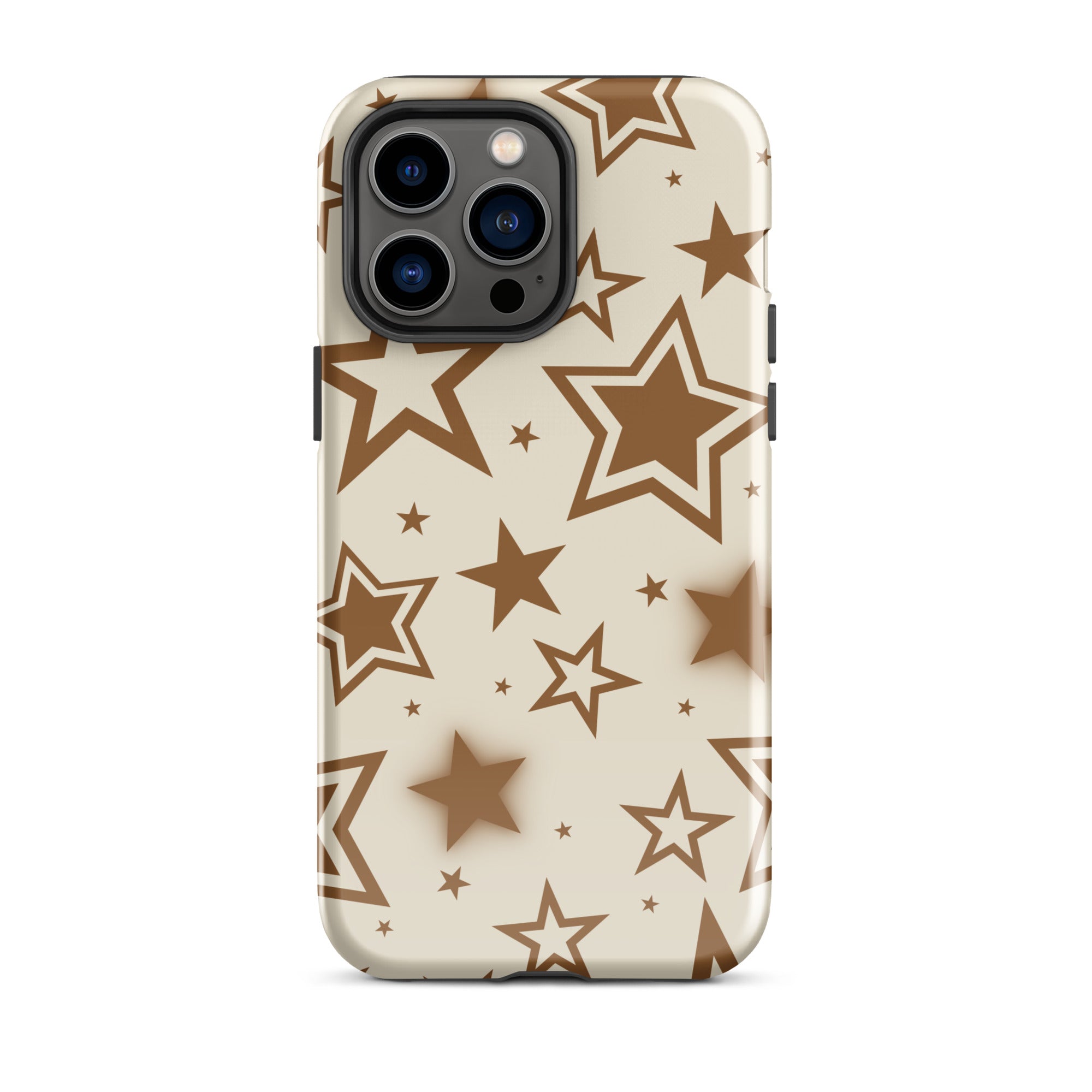 Brown Stardust iPhone Case