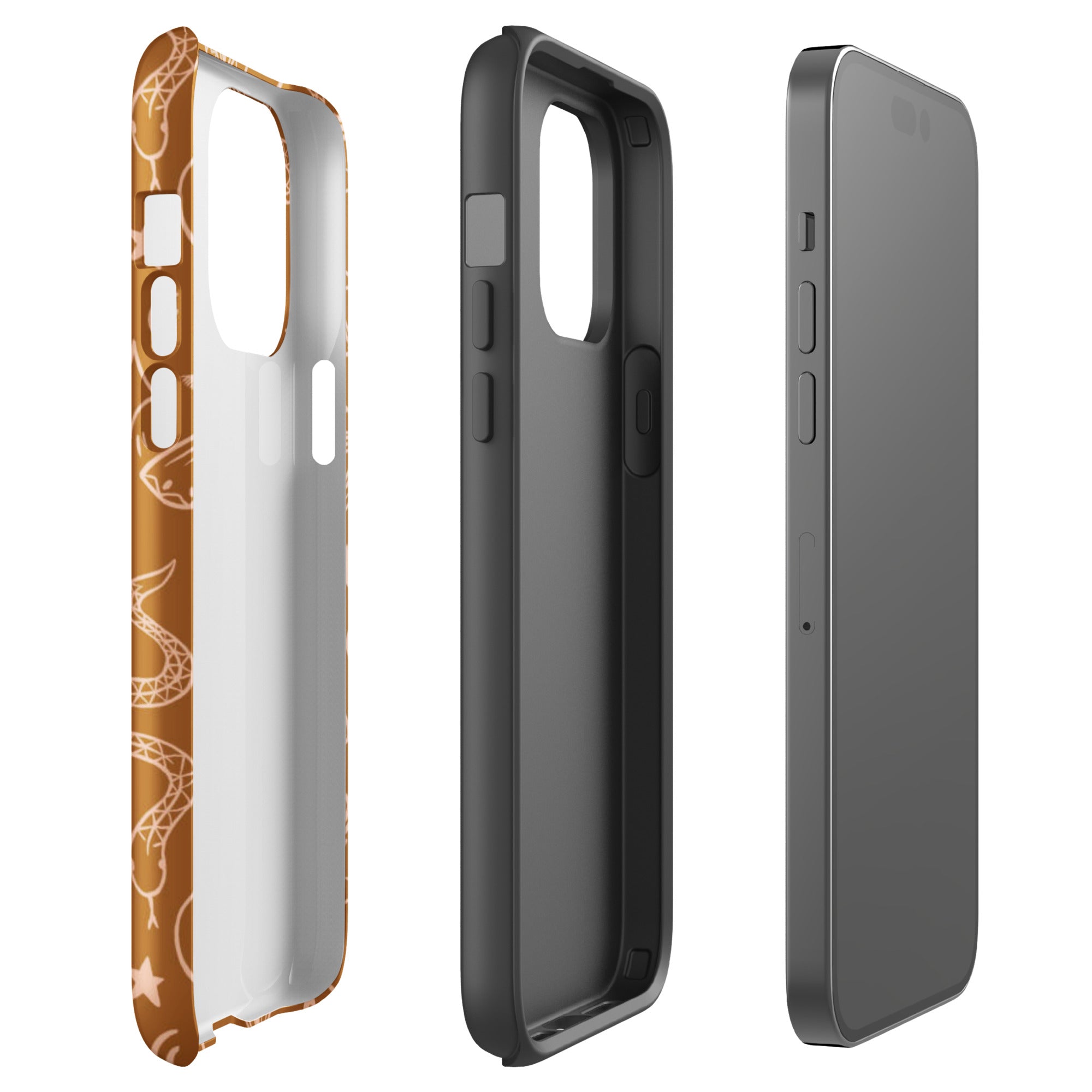 Golden Serpent iPhone Case