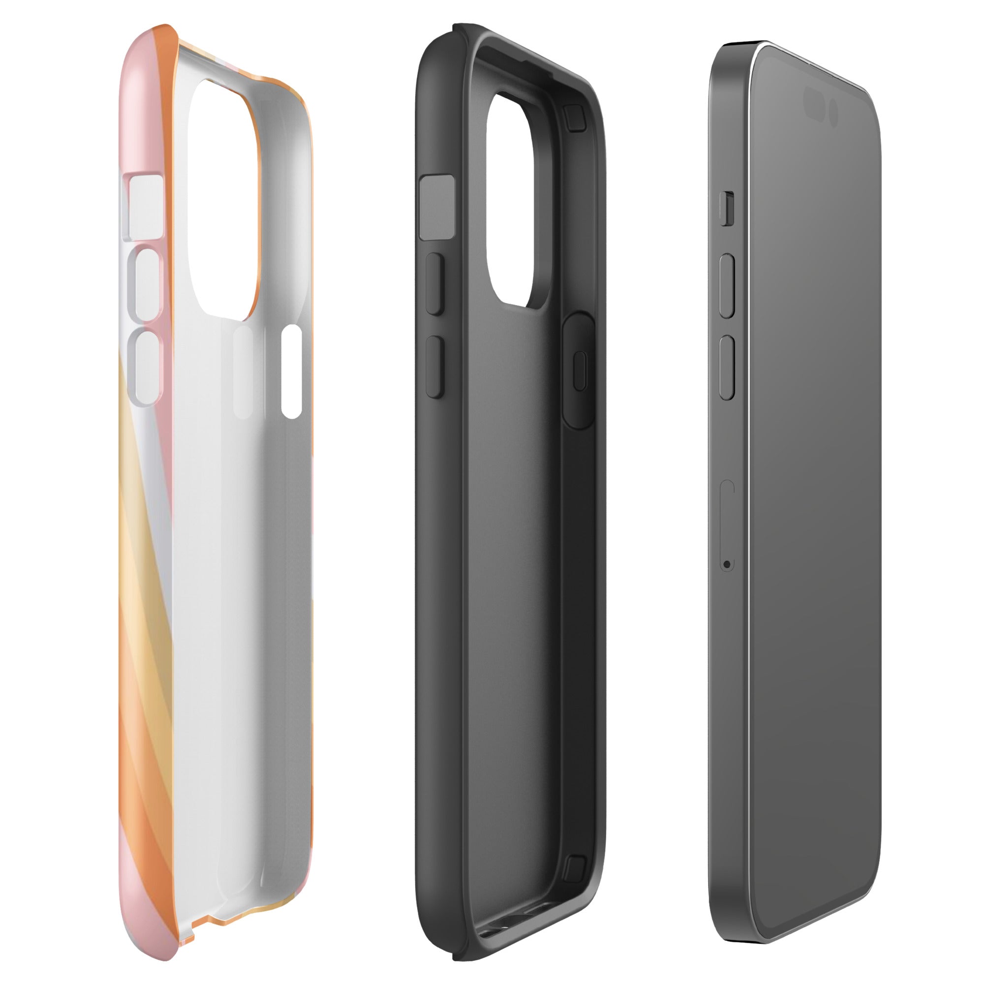 Rainbow Waves iPhone Case
