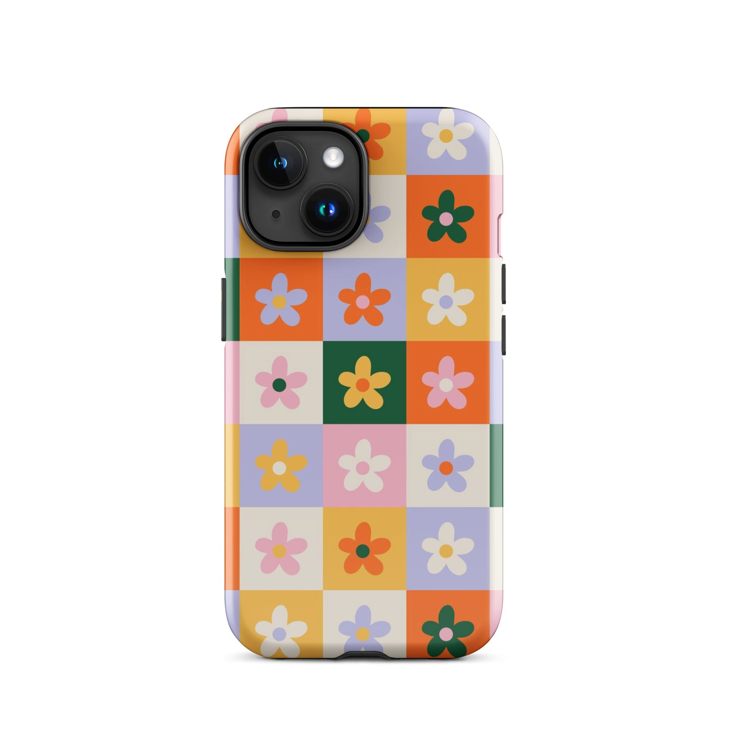 Patchwork Flowers iPhone Case iPhone 15 Glossy