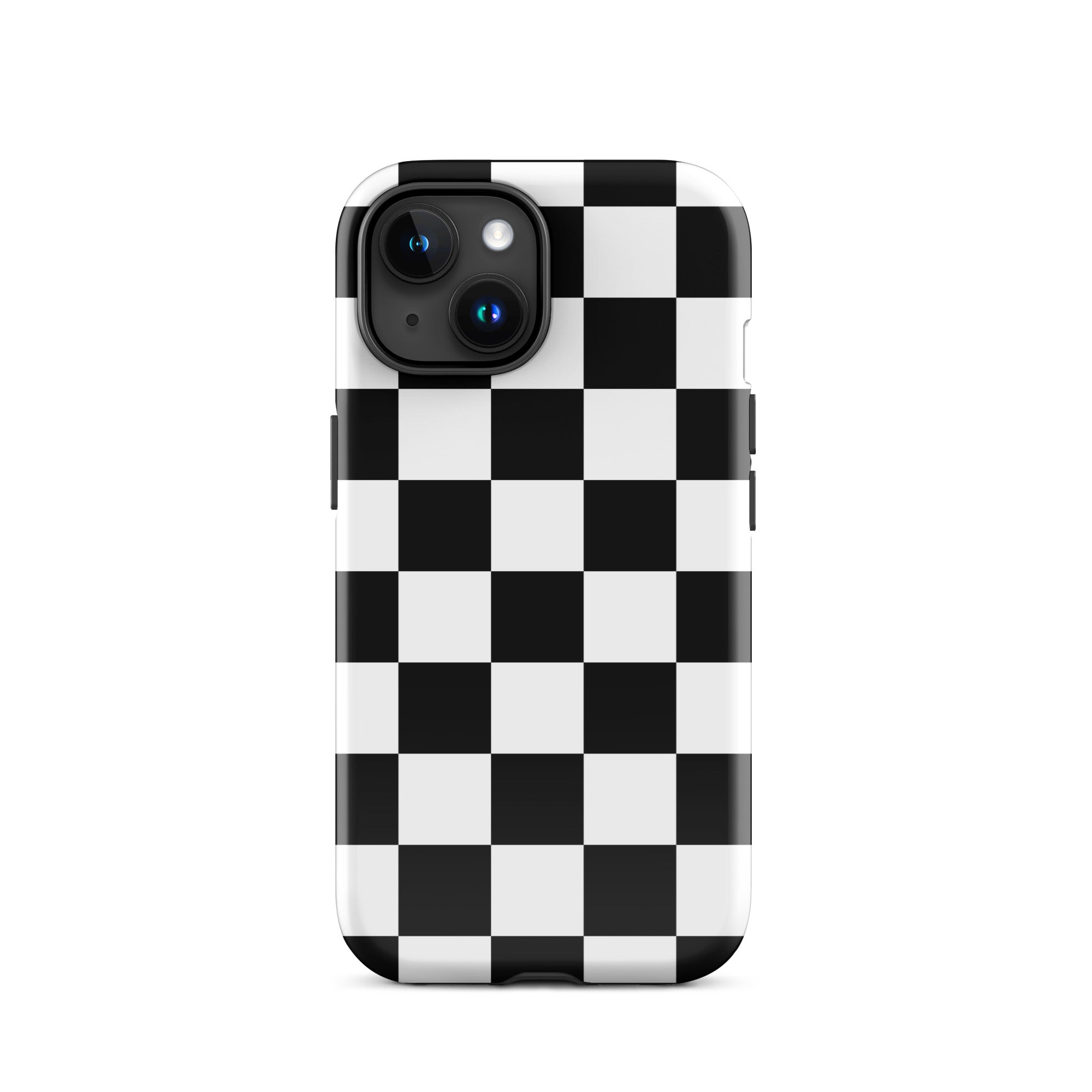 Checkered iPhone Case iPhone 15 Glossy