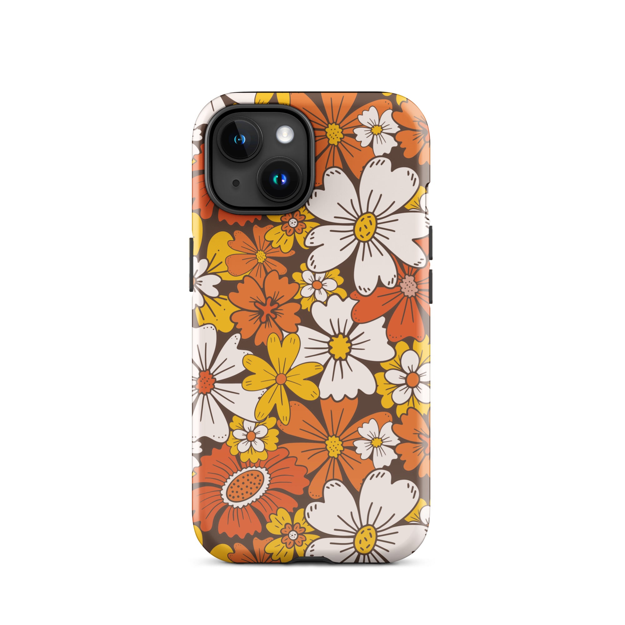 Retro Bloom iPhone Case iPhone 15 Glossy