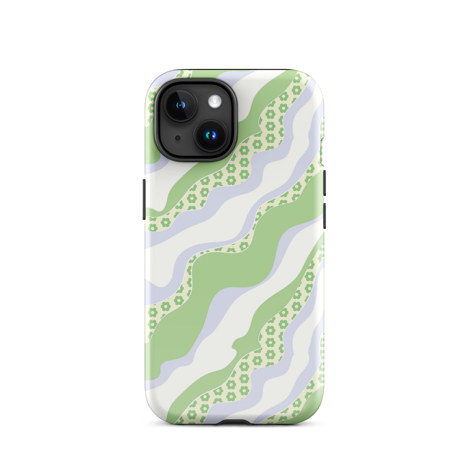 Flower Groove iPhone Case Glossy iPhone 15