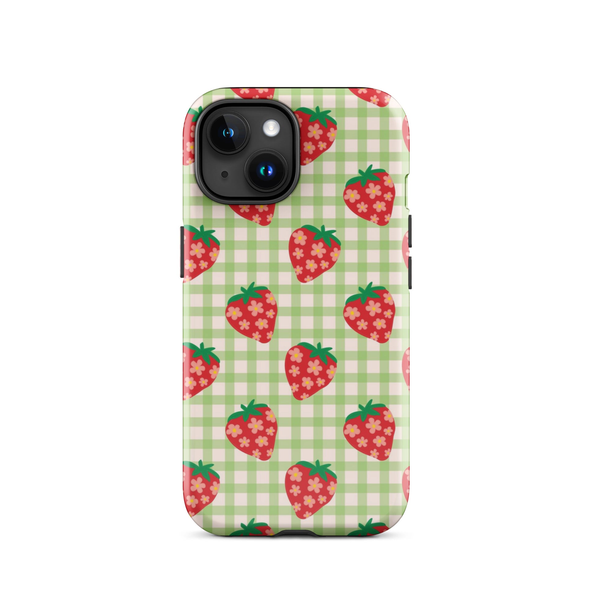 Strawberry Picnic iPhone Case iPhone 15 Glossy
