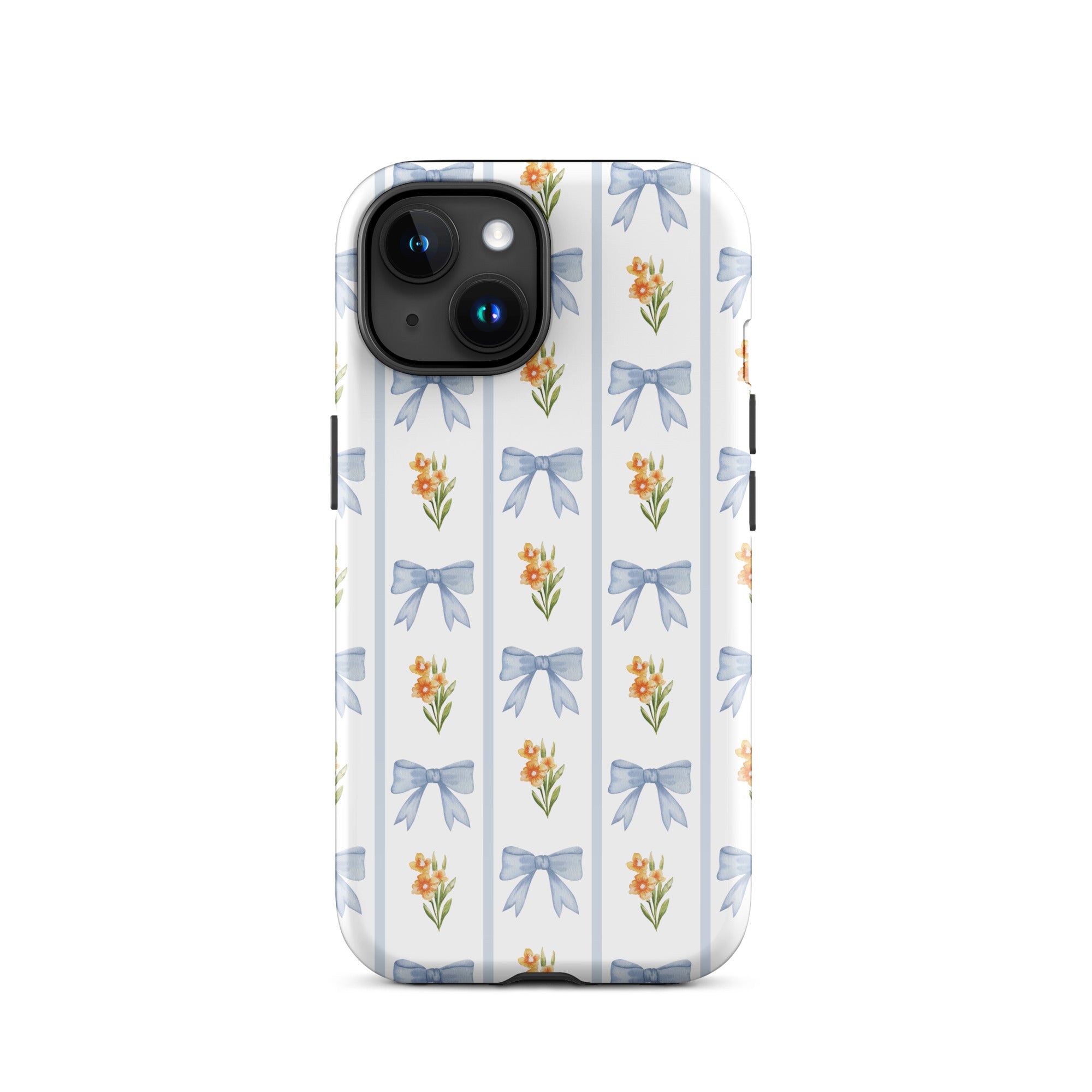 Blue Bows iPhone Case