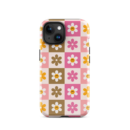 Smiley Flowers iPhone Case
