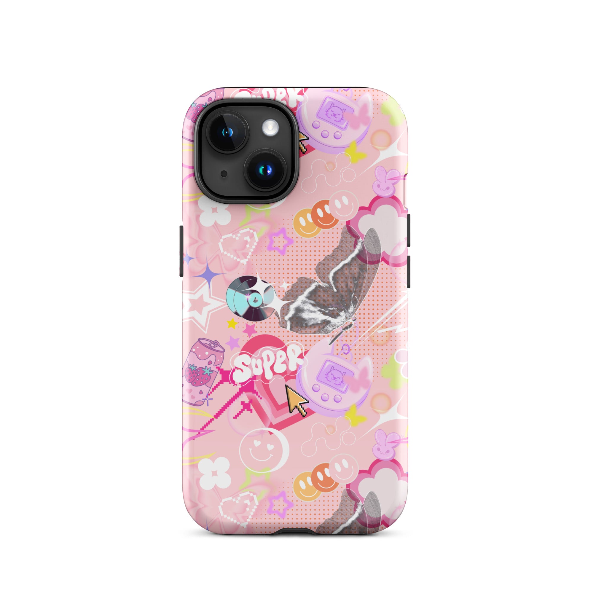 Y2K Pink Retro iPhone Case
