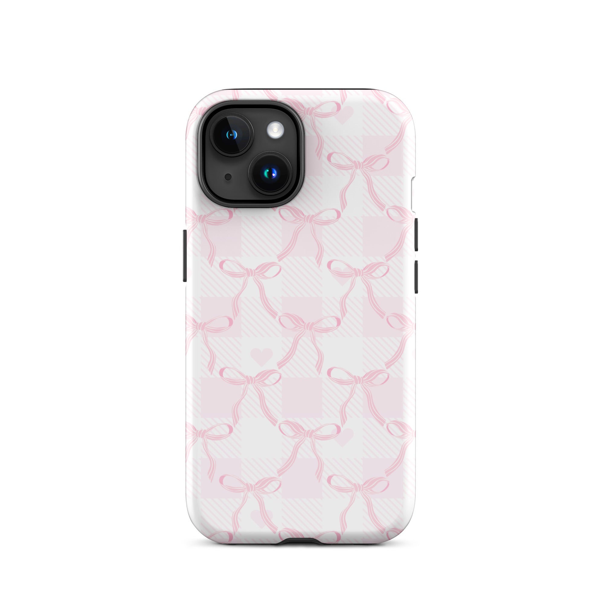 Pink Ribbon Bows iPhone Case
