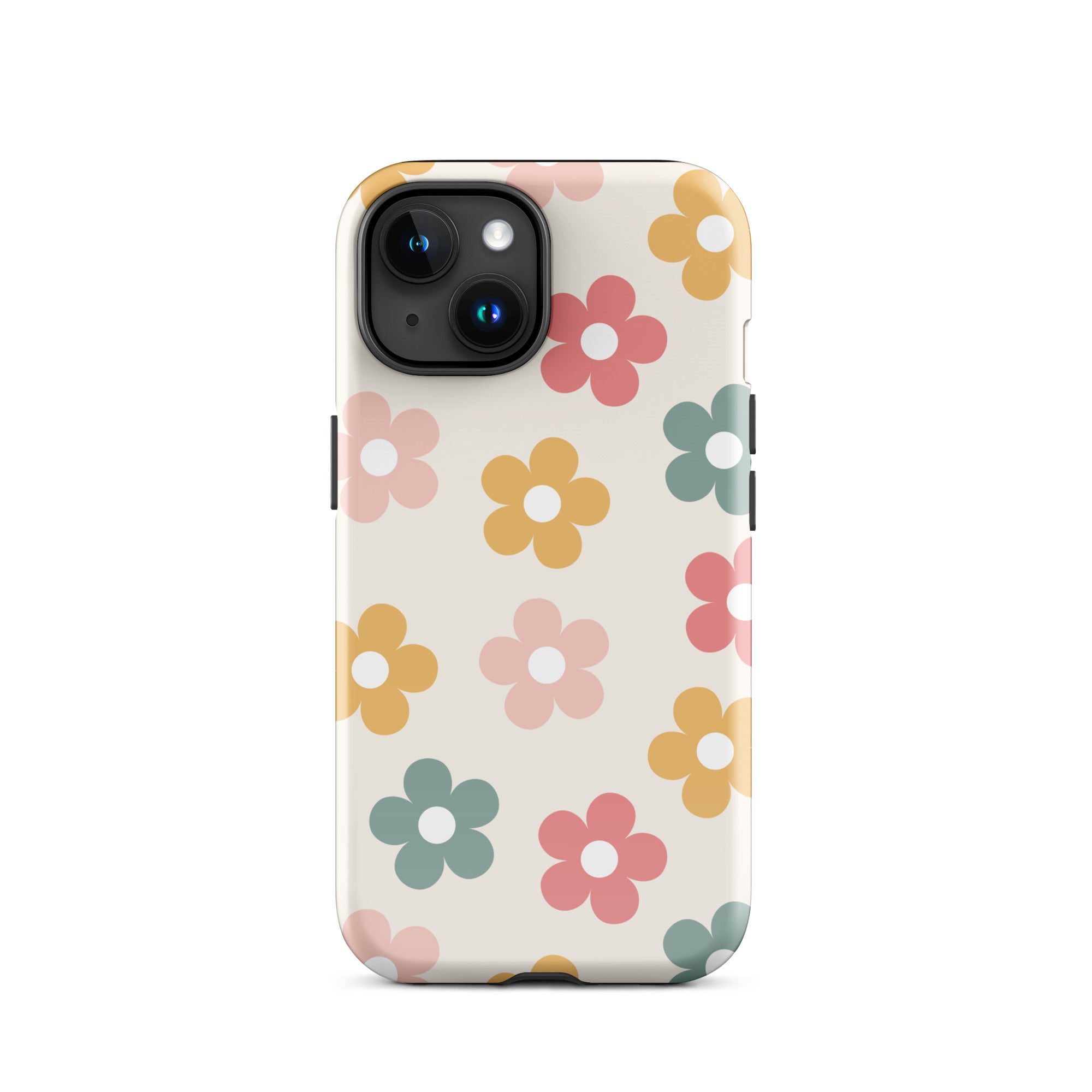 Boho Retro Flowers iPhone Case