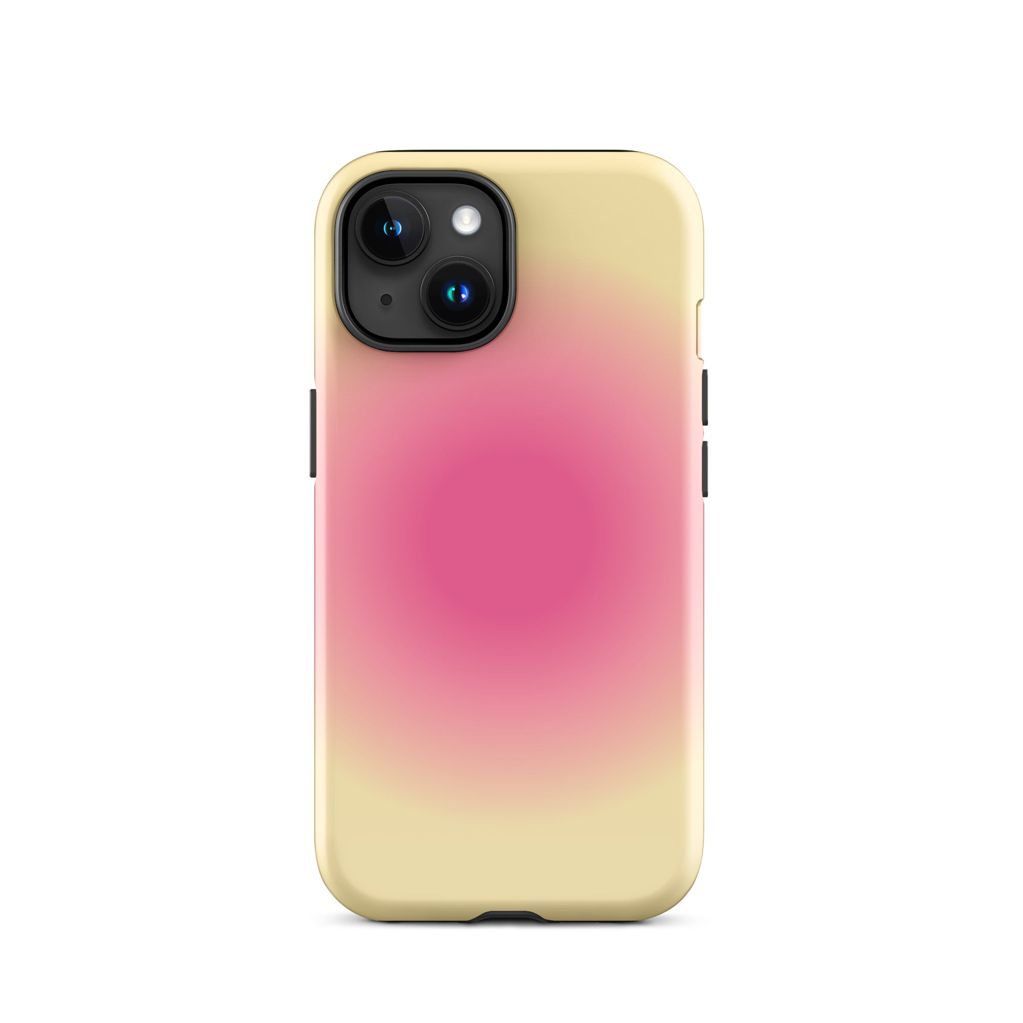 Pink & Yellow Aura iPhone Case