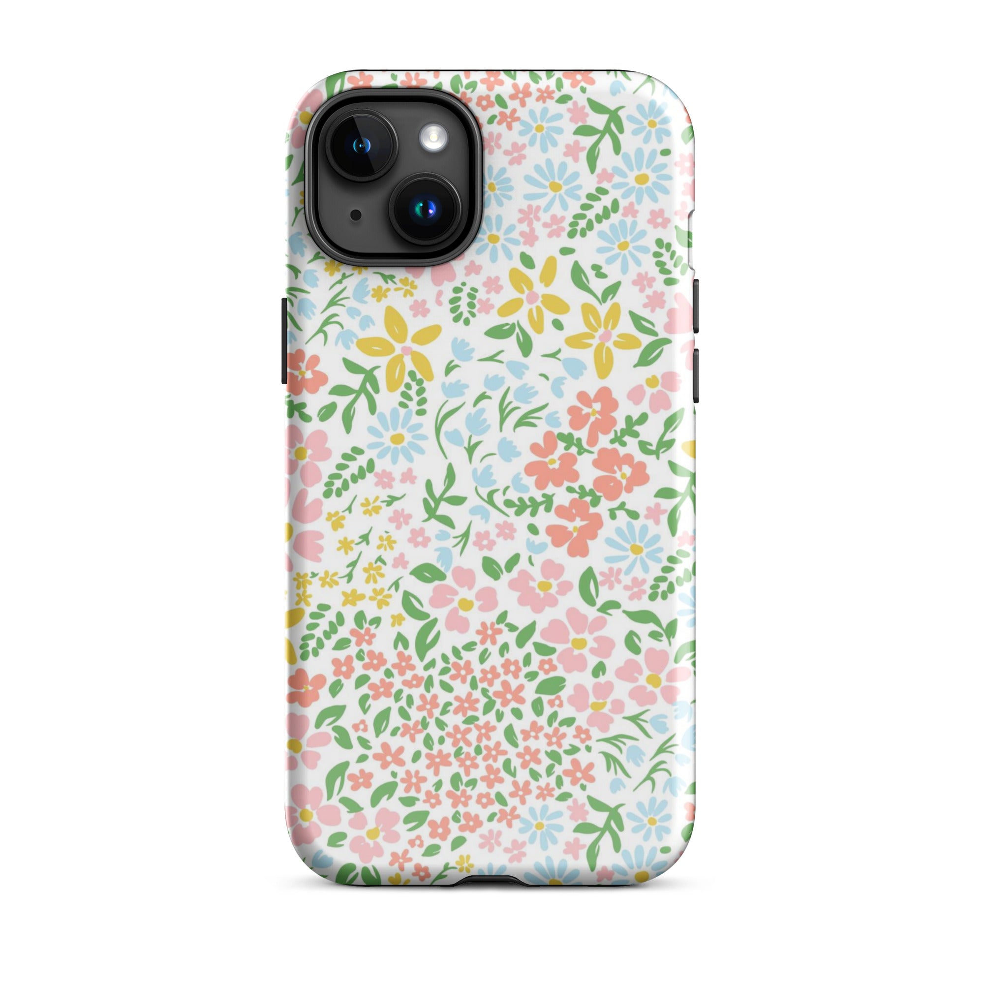 Flower Garden iPhone Case iPhone 15 Plus Glossy