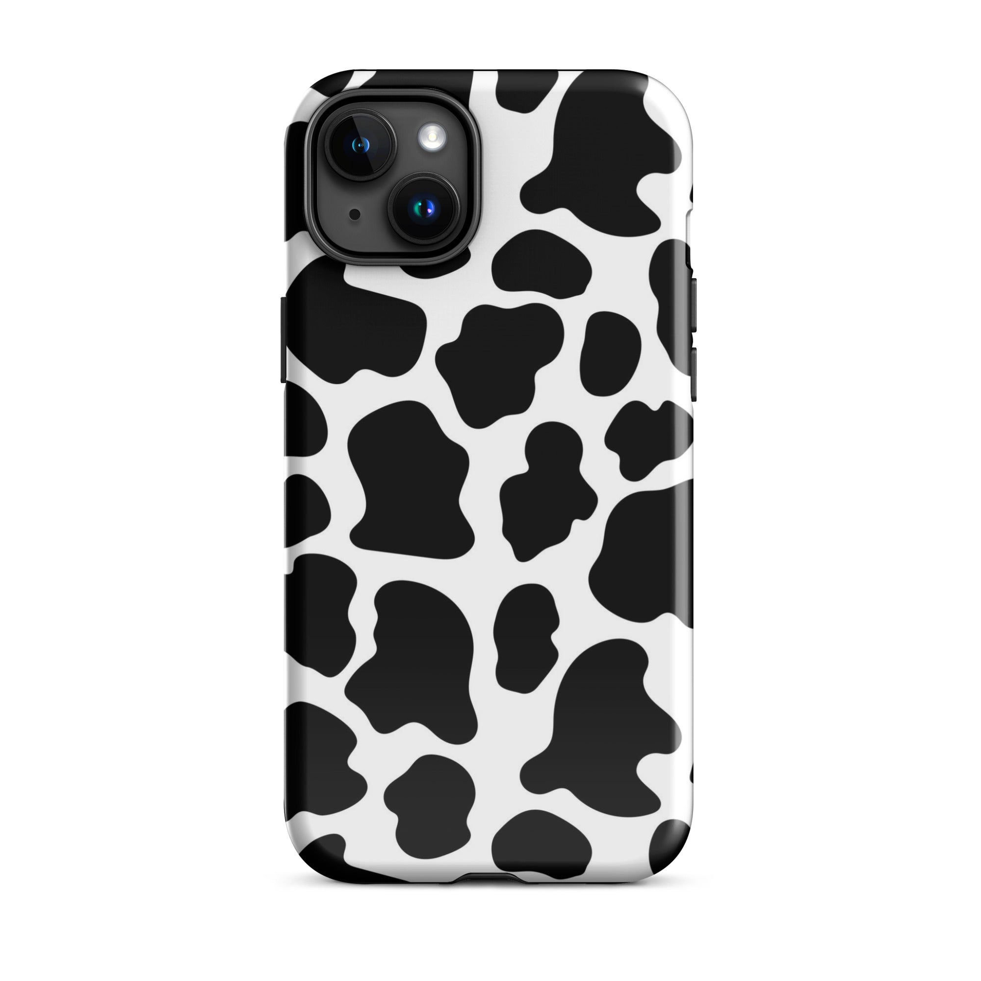 Cow Print iPhone Case iPhone 15 Plus Glossy