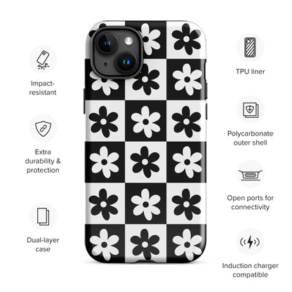 Black & White Garden iPhone Case